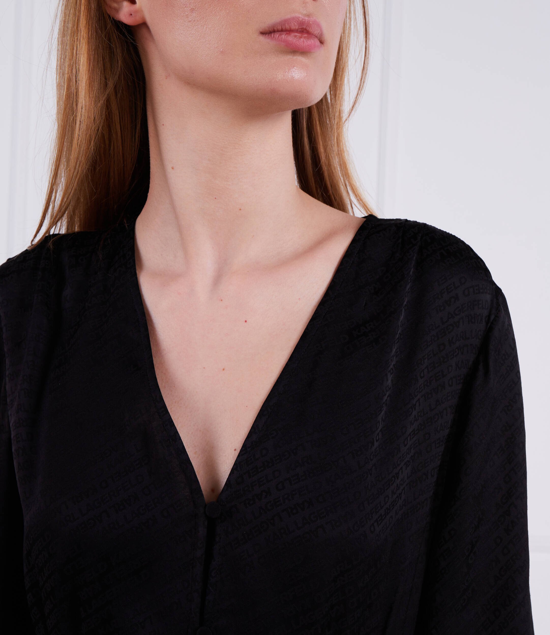 Karl Lagerfeld Rochie logo jacquard