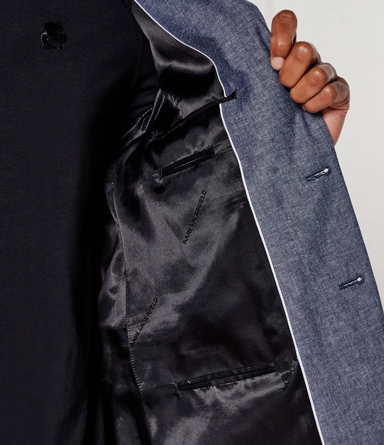Karl Lagerfeld Sacou CLEVER | Regular Fit | cu adaos de in