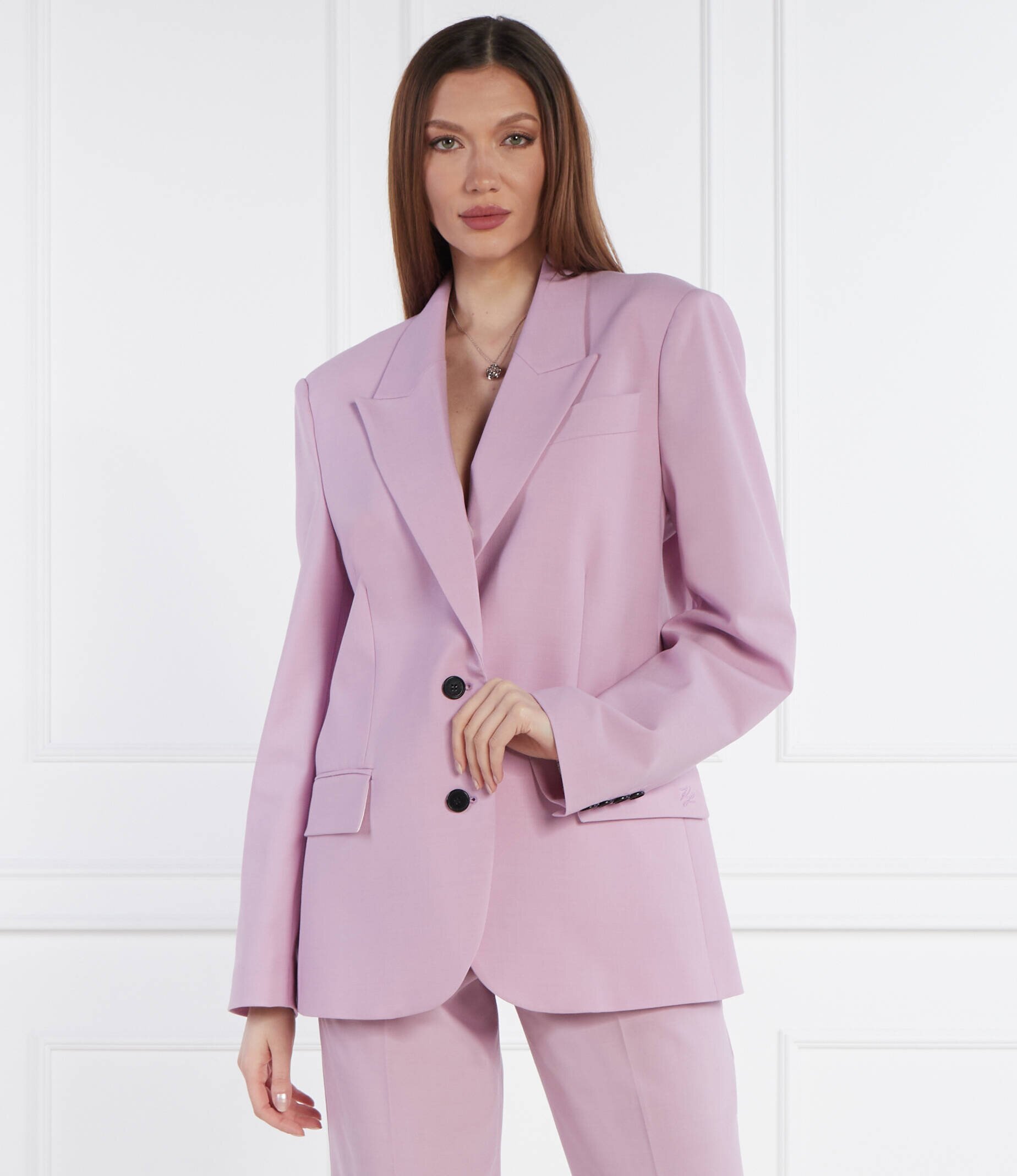 Karl Lagerfeld Sacou kim's edit tailored | Loose fit cu adaos de lână