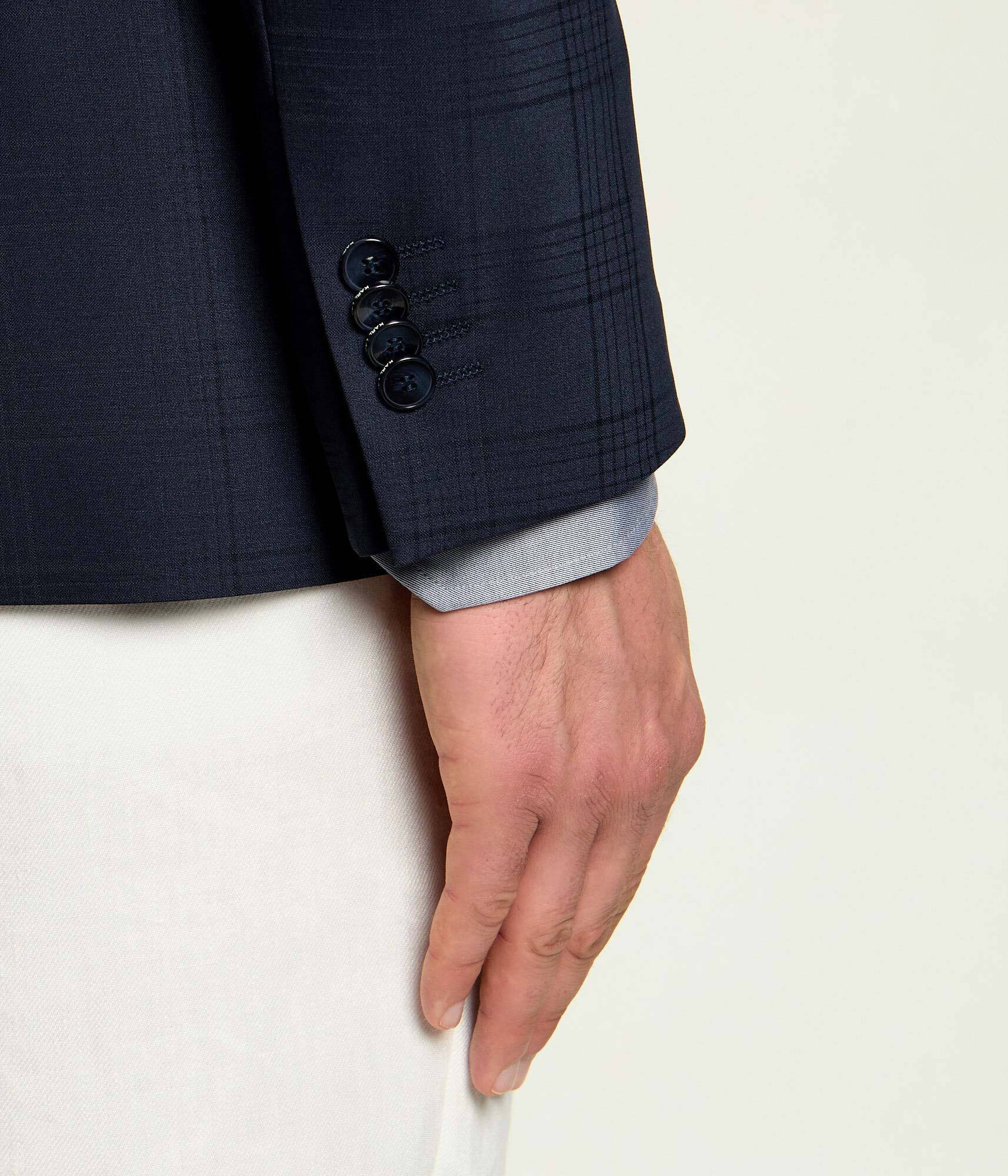 Karl Lagerfeld Sacou | Modern fit cu adaos de lână