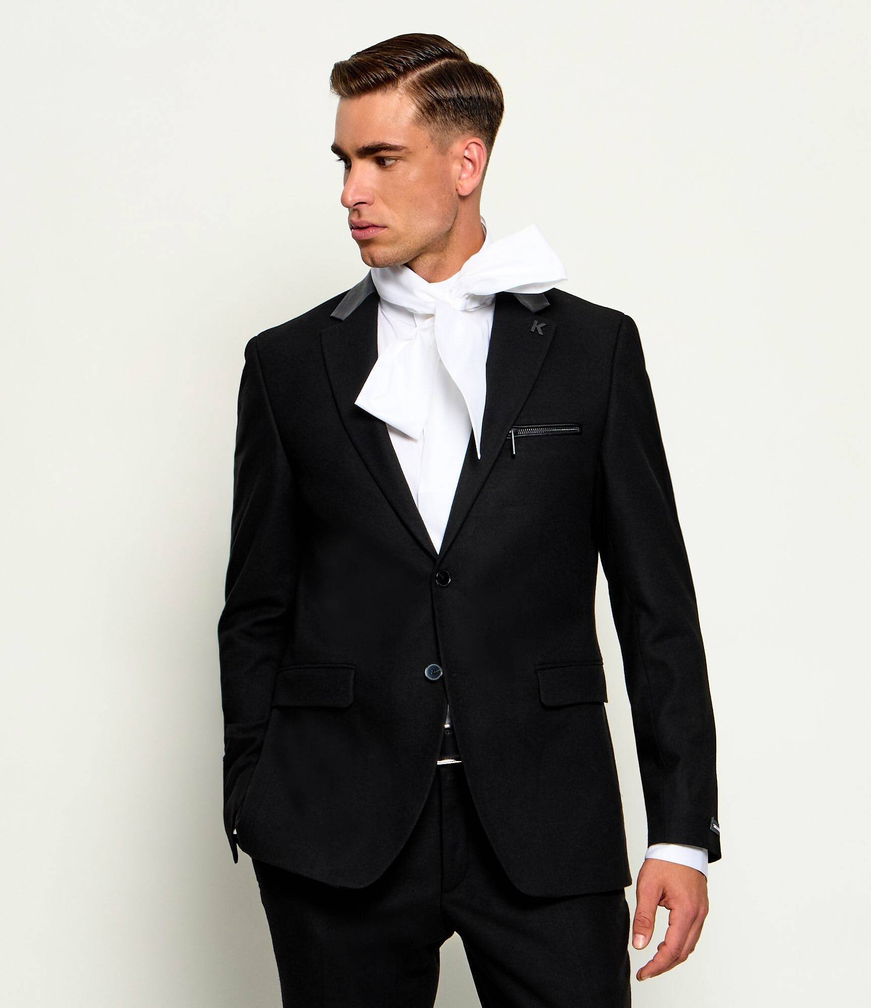 Karl Lagerfeld Sacou | Slim Fit cu adaos de lână