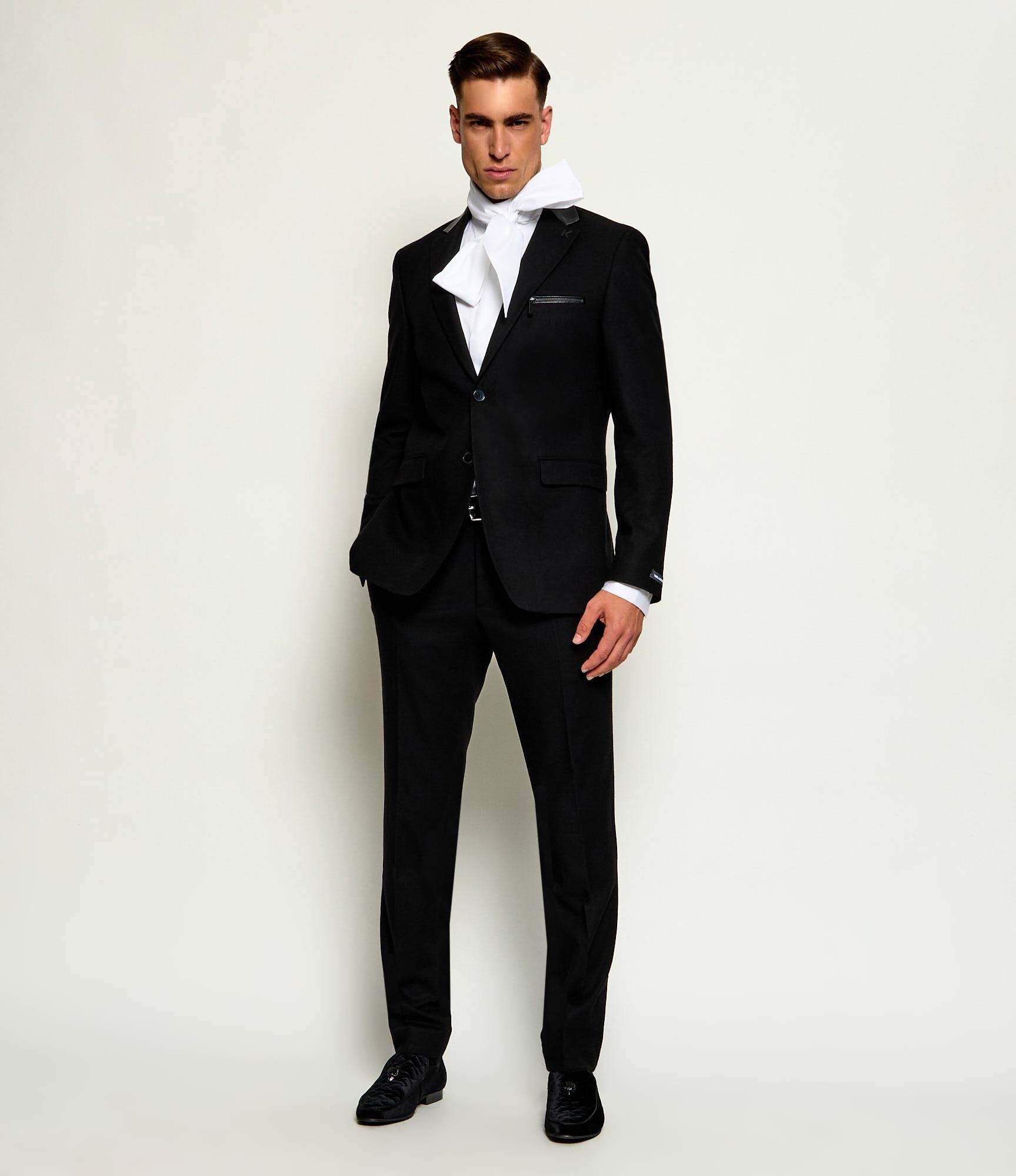 Karl Lagerfeld Sacou | Slim Fit cu adaos de lână