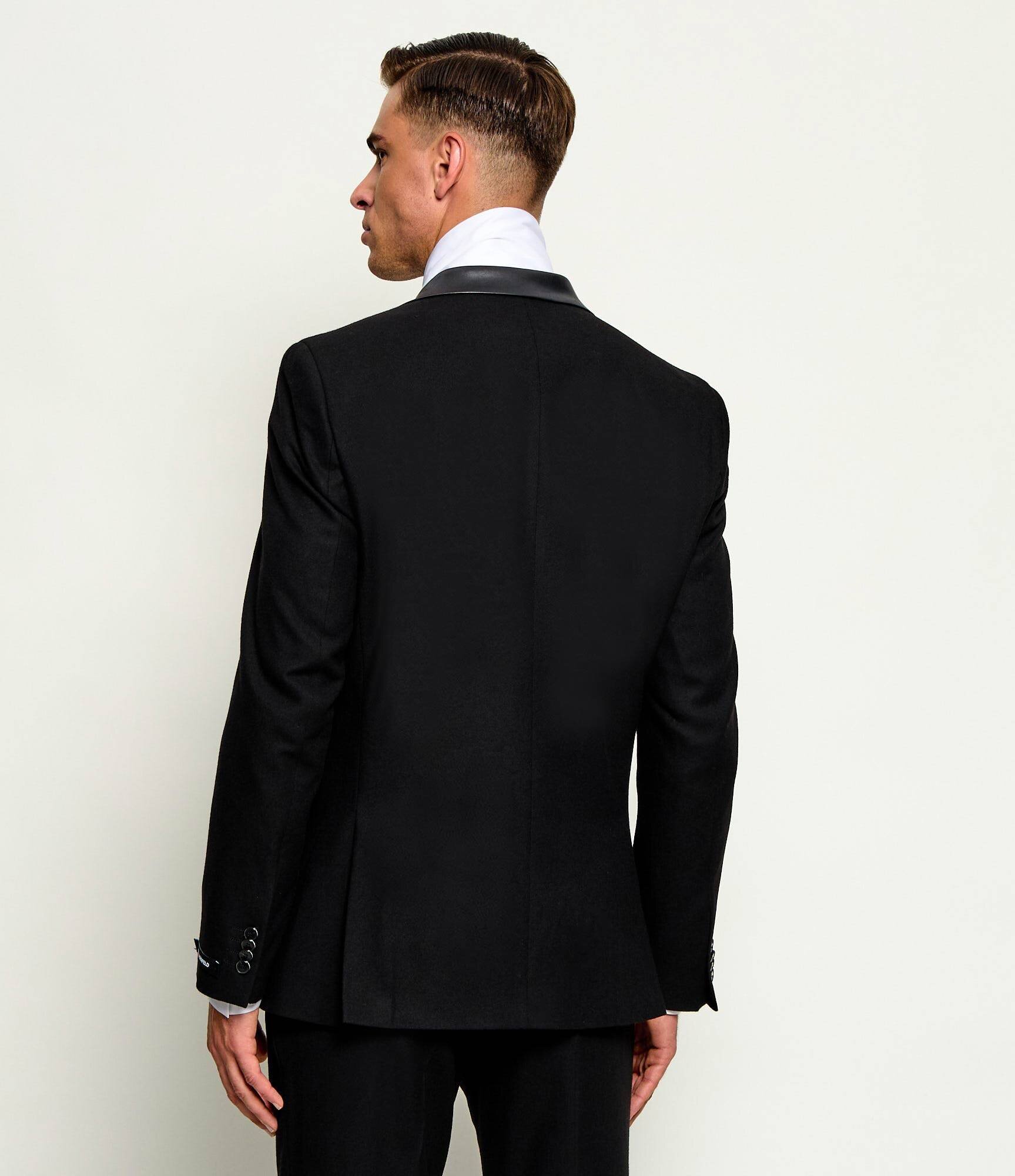 Karl Lagerfeld Sacou | Slim Fit cu adaos de lână