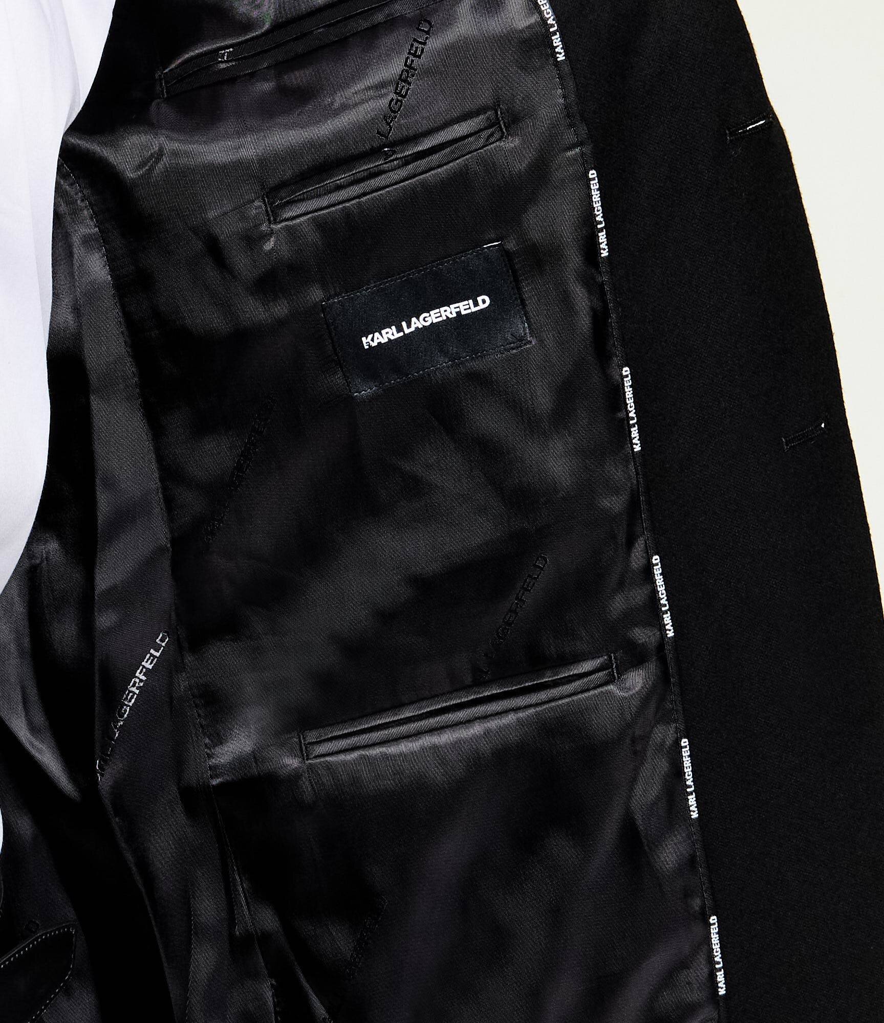Karl Lagerfeld Sacou | Slim Fit cu adaos de lână