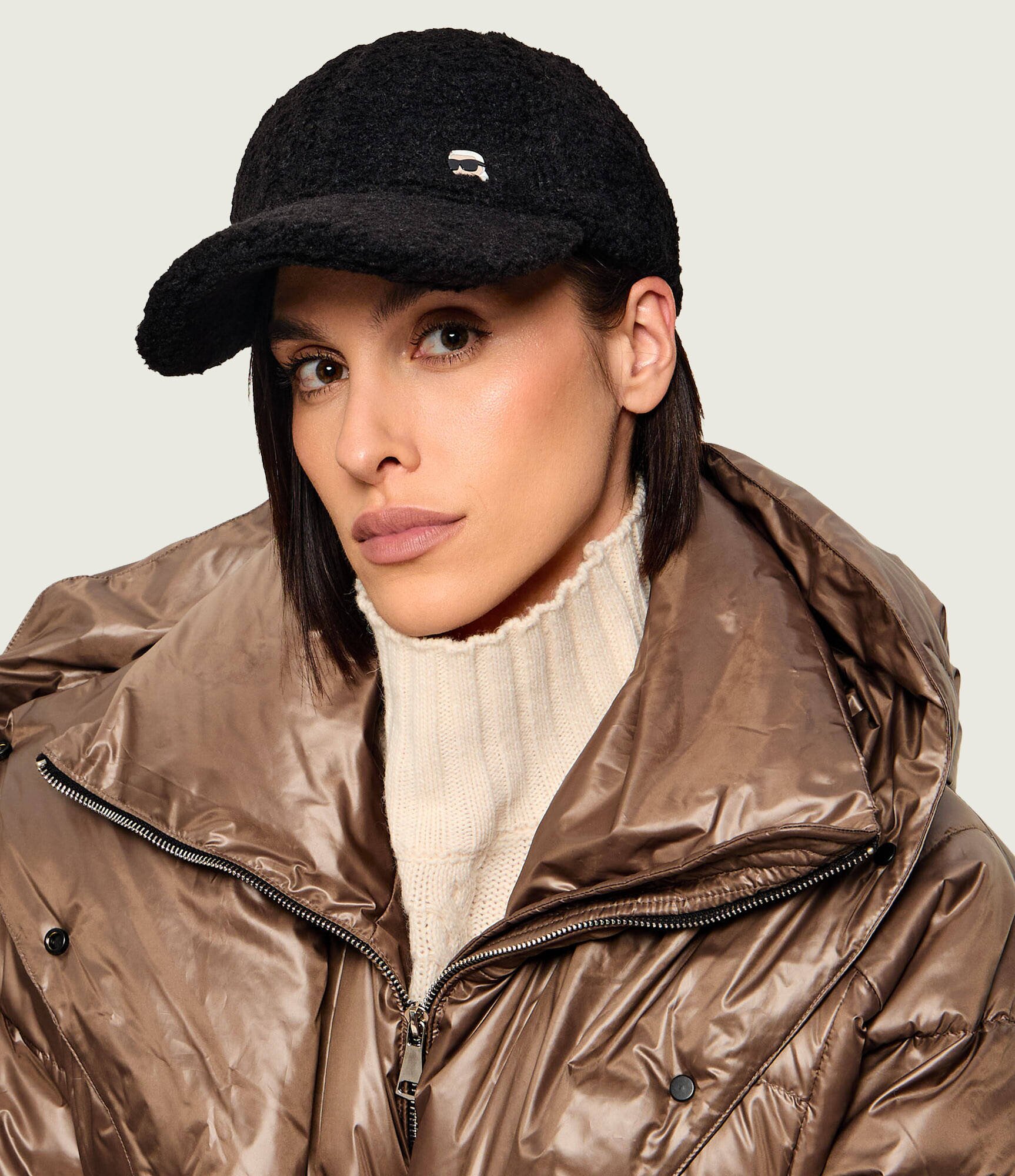 Karl Lagerfeld Șapcă baseball Ikon | shearling