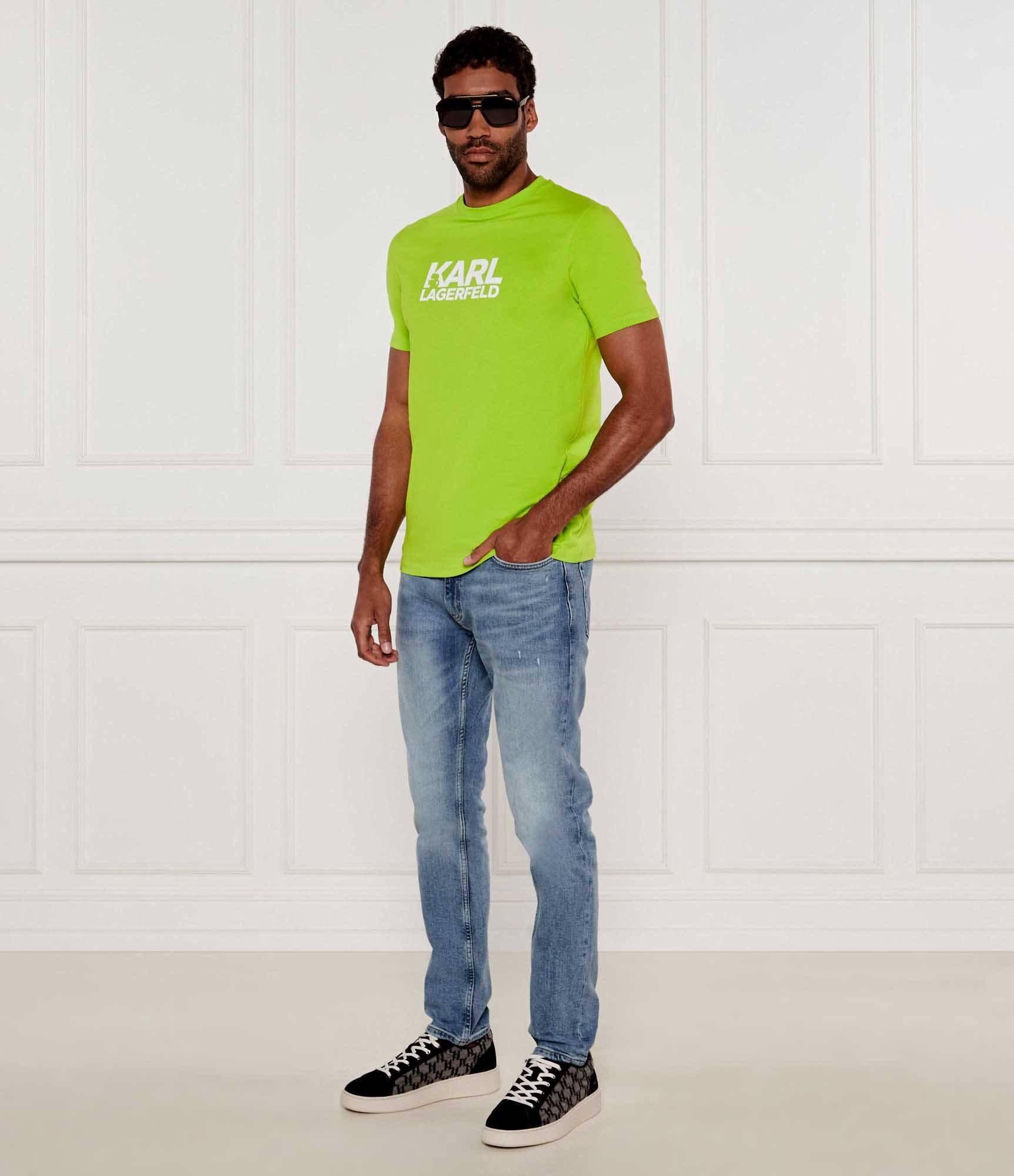 Karl Lagerfeld Sneakers FLINT II cu adaos de piele