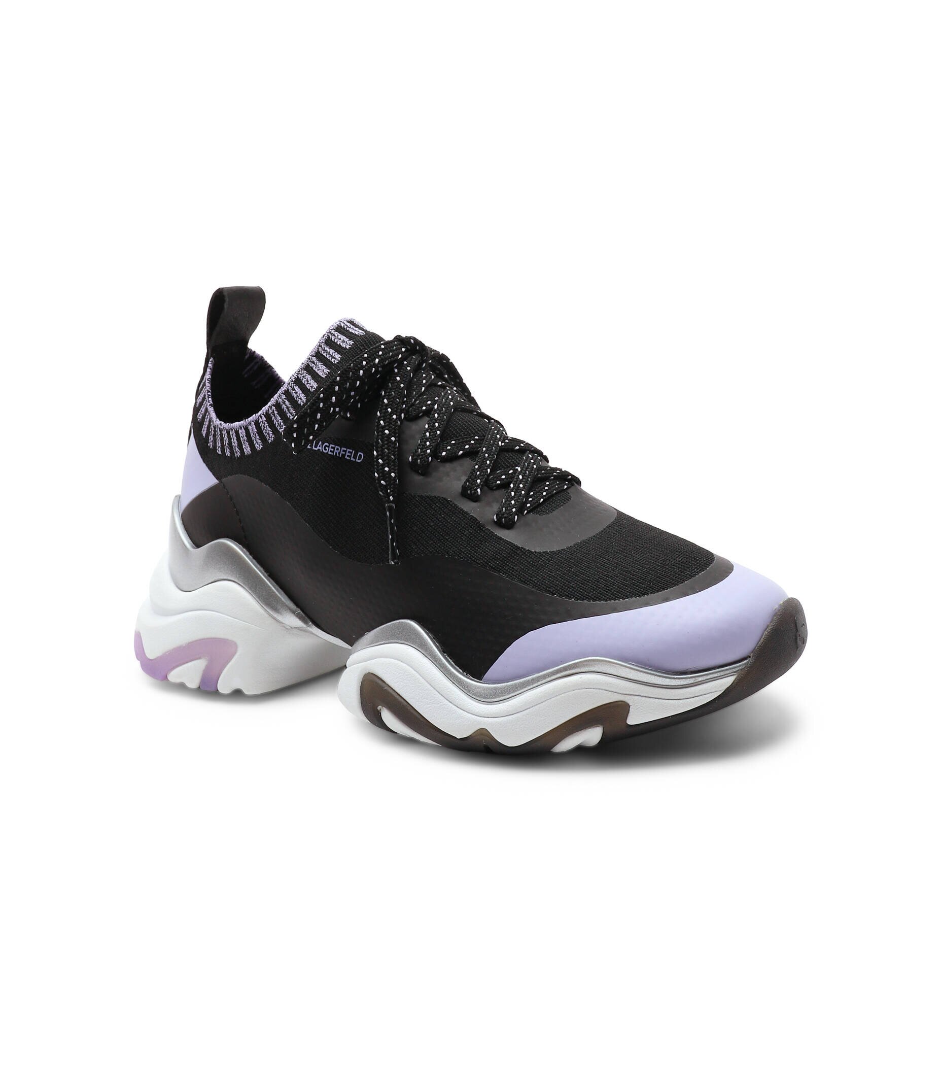 Karl Lagerfeld Sneakers Gemini Knit Sock Lo cu adaos de piele