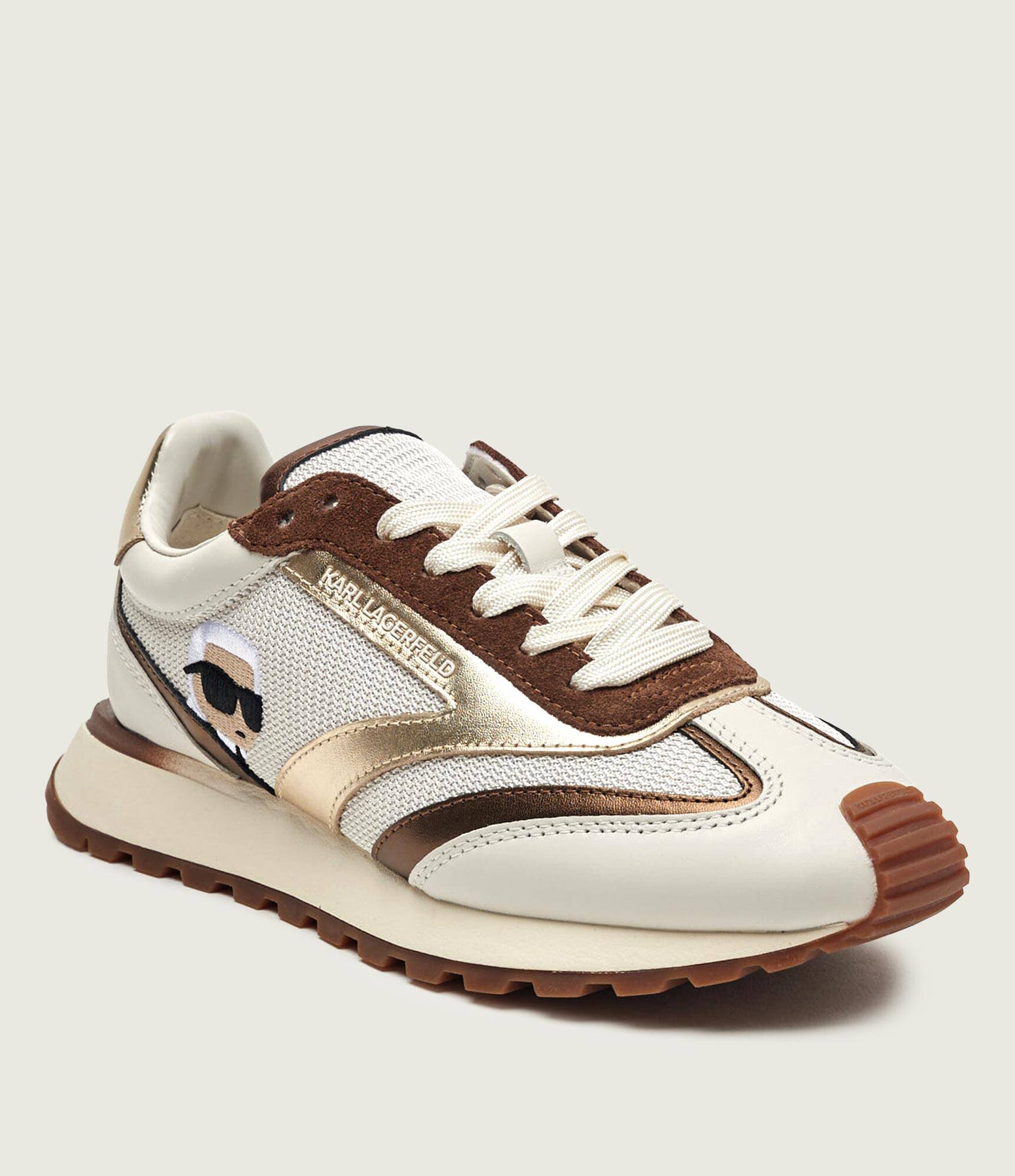 Karl Lagerfeld Sneakers KAIRO NFT cu adaos de piele | piele întoarsă