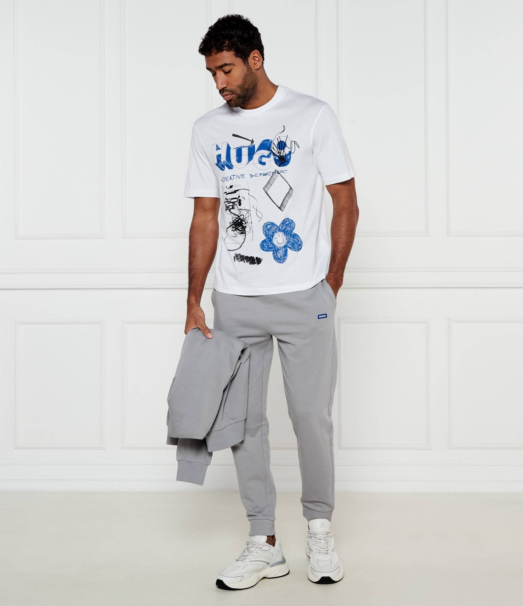 Karl Lagerfeld Sneakers KOMET cu adaos de piele