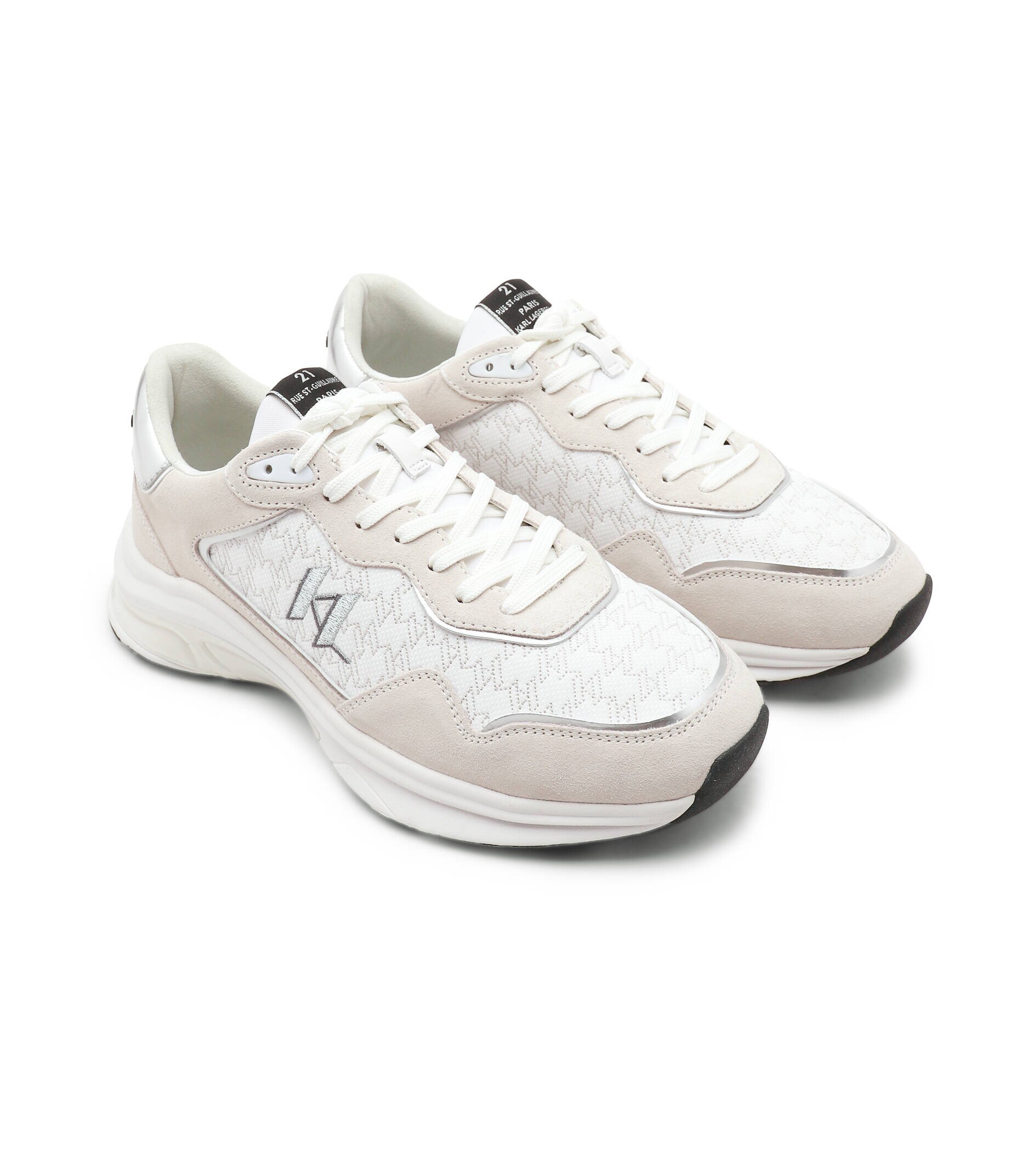 Karl Lagerfeld Sneakers LUX FINESSE cu adaos de piele