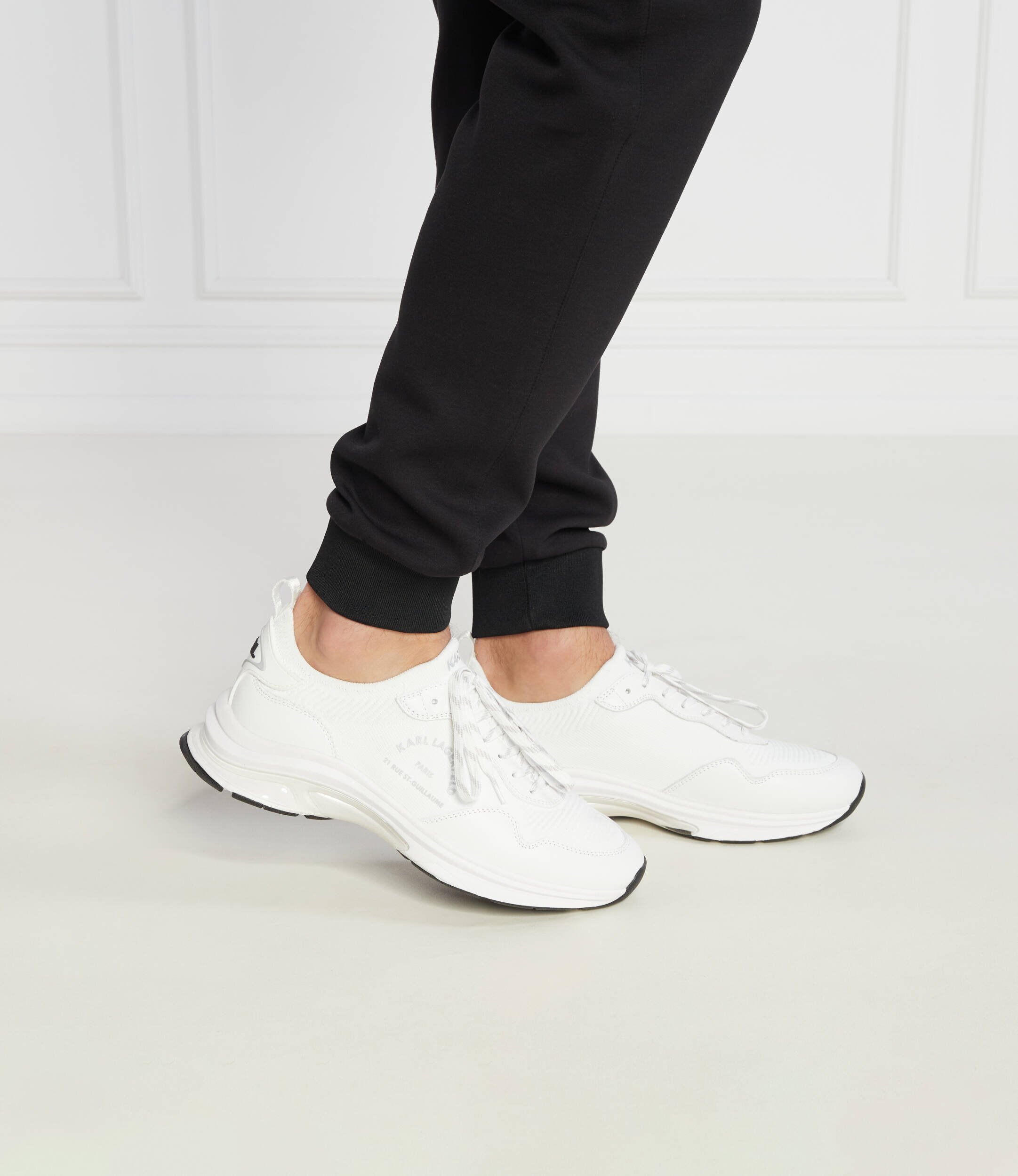 Karl Lagerfeld Sneakers LUX FINESSE Maison Karl Sock cu adaos de piele