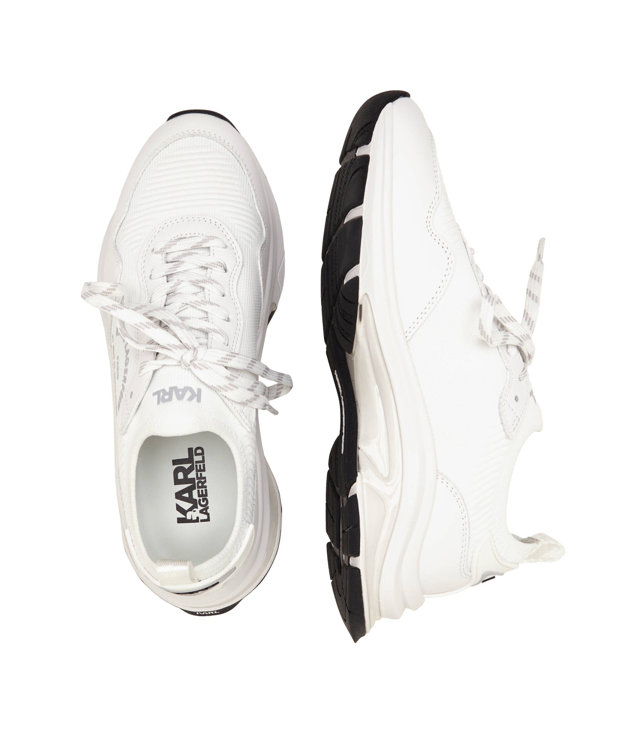 Karl Lagerfeld Sneakers LUX FINESSE Maison Karl Sock cu adaos de piele