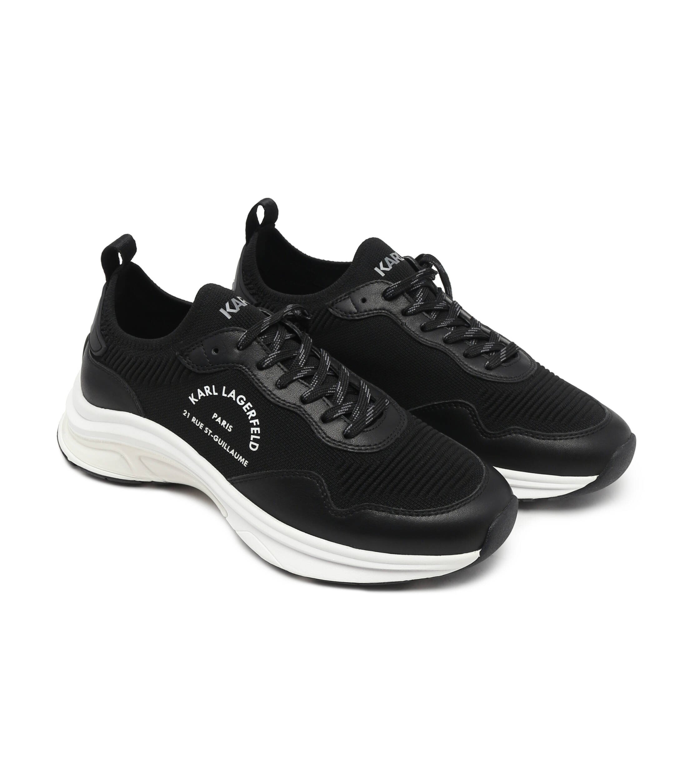 Karl Lagerfeld Sneakers LUX FINESSE Maison Karl Sock cu adaos de piele