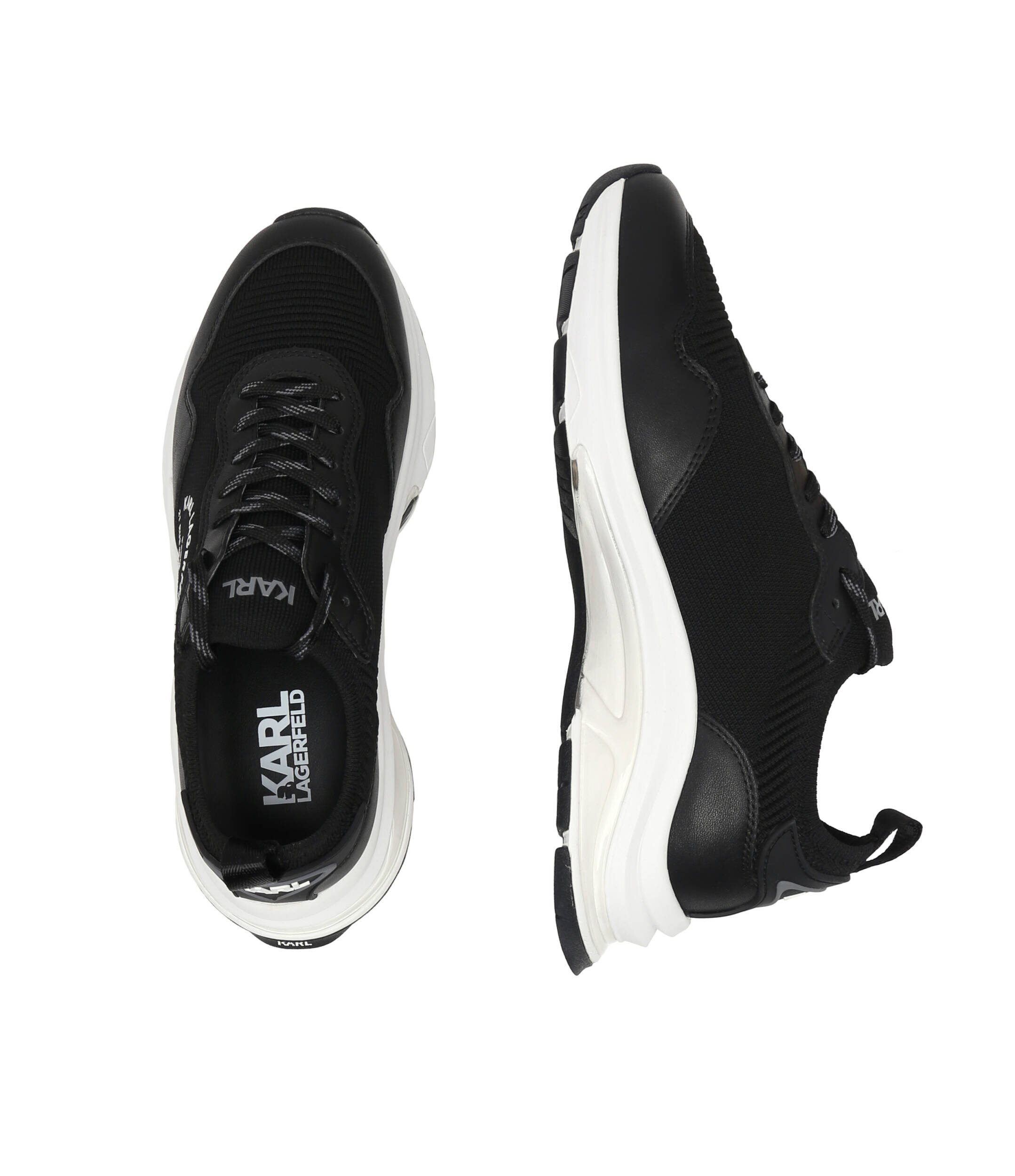 Karl Lagerfeld Sneakers LUX FINESSE Maison Karl Sock cu adaos de piele