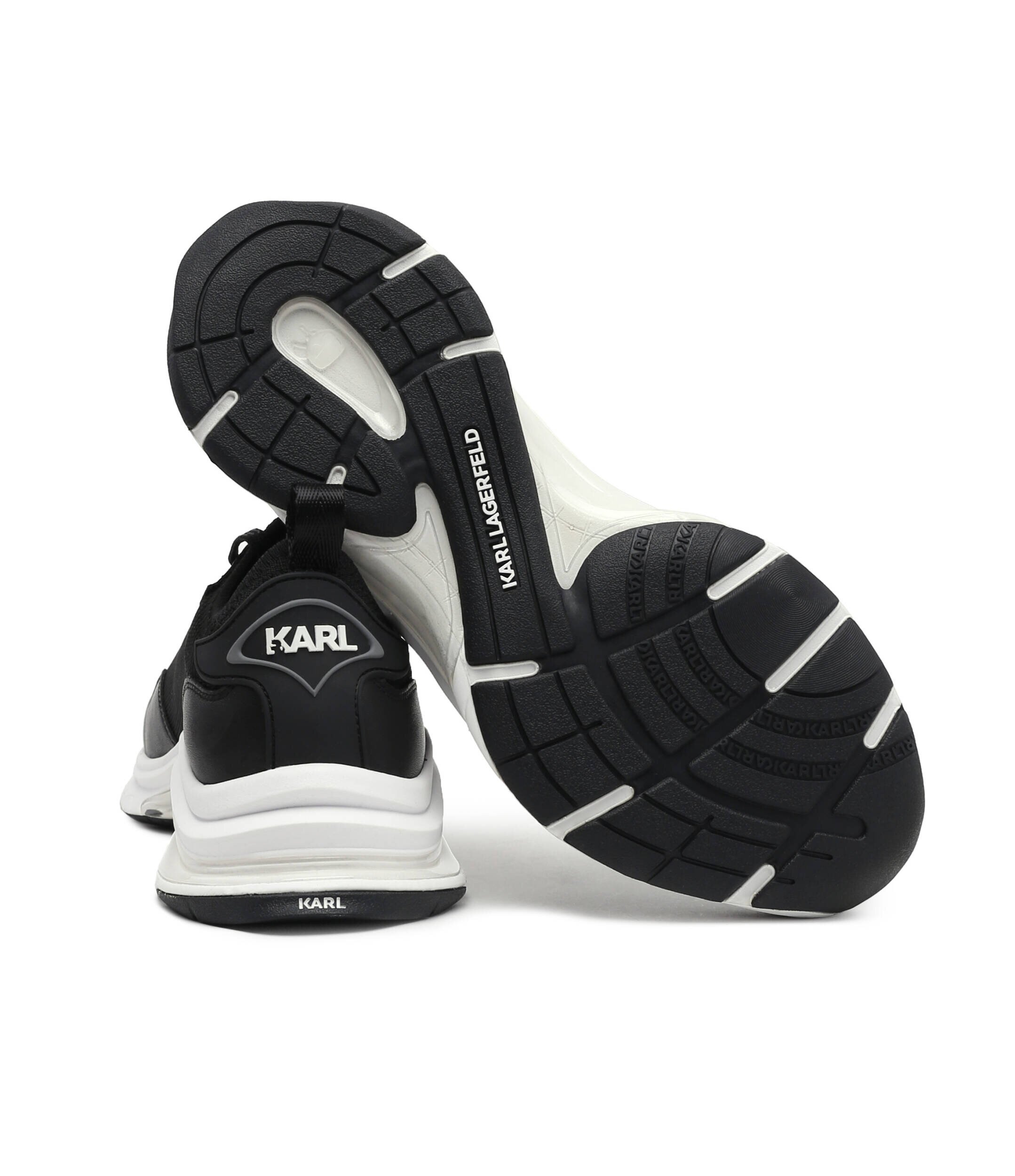 Karl Lagerfeld Sneakers LUX FINESSE Maison Karl Sock cu adaos de piele
