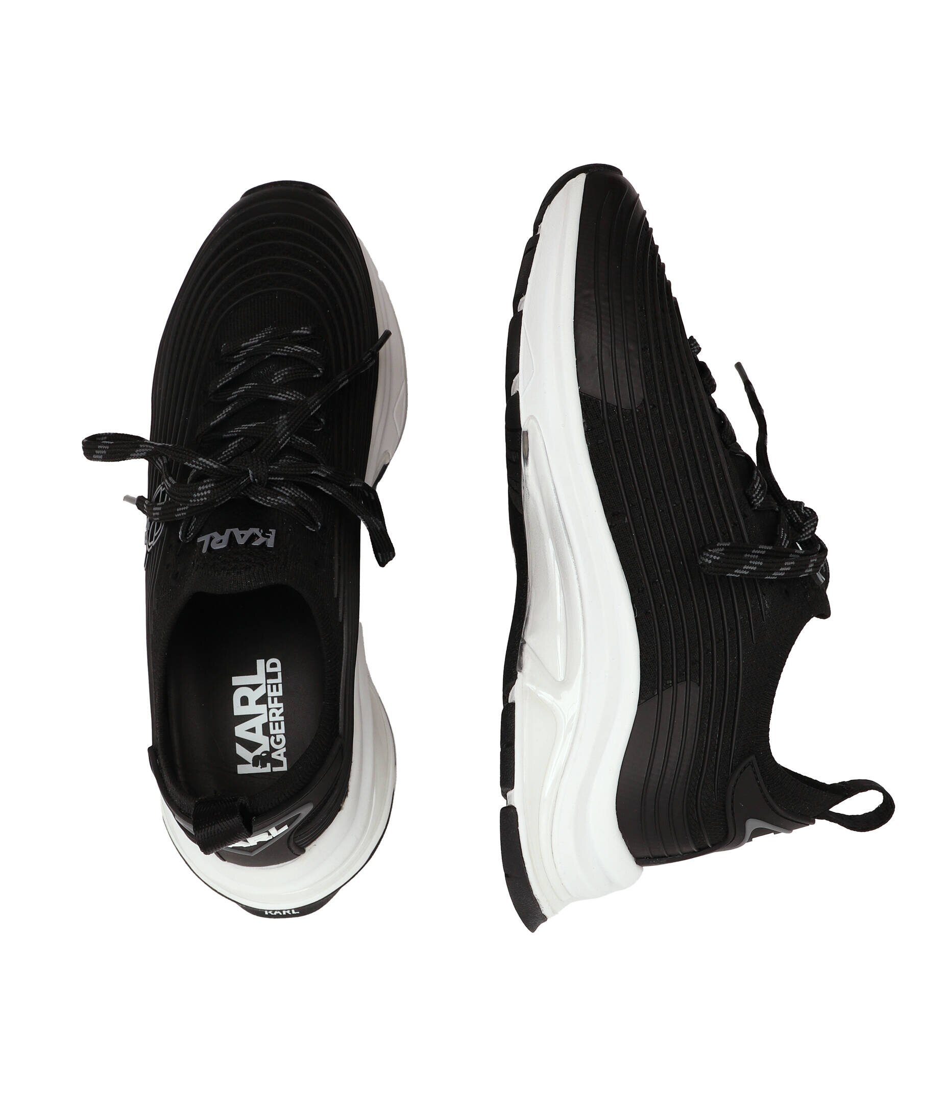 Karl Lagerfeld Sneakers LUX FINESSE Plexikonic cu adaos de piele