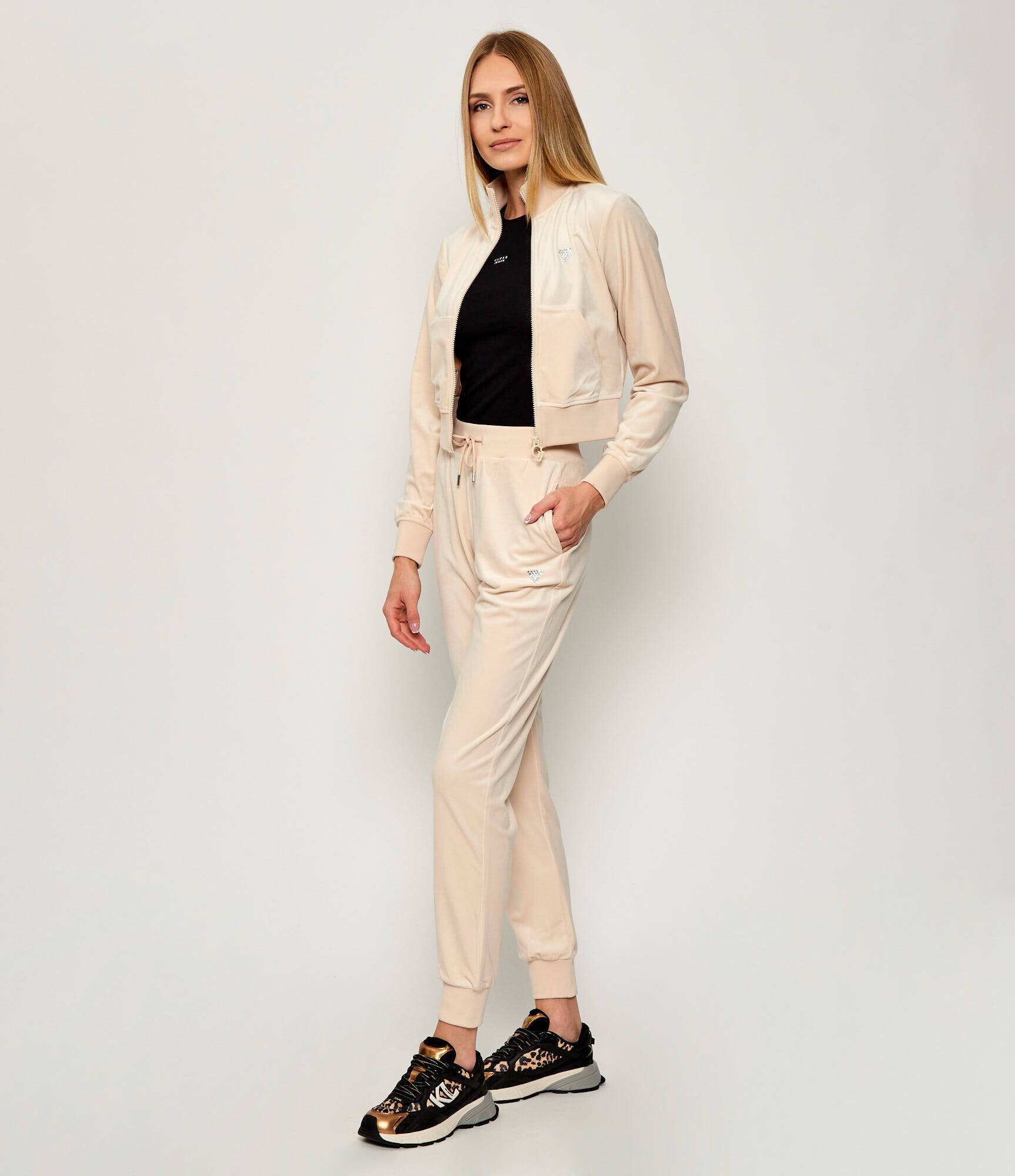 Karl Lagerfeld Sneakers ORION cu adaos de piele