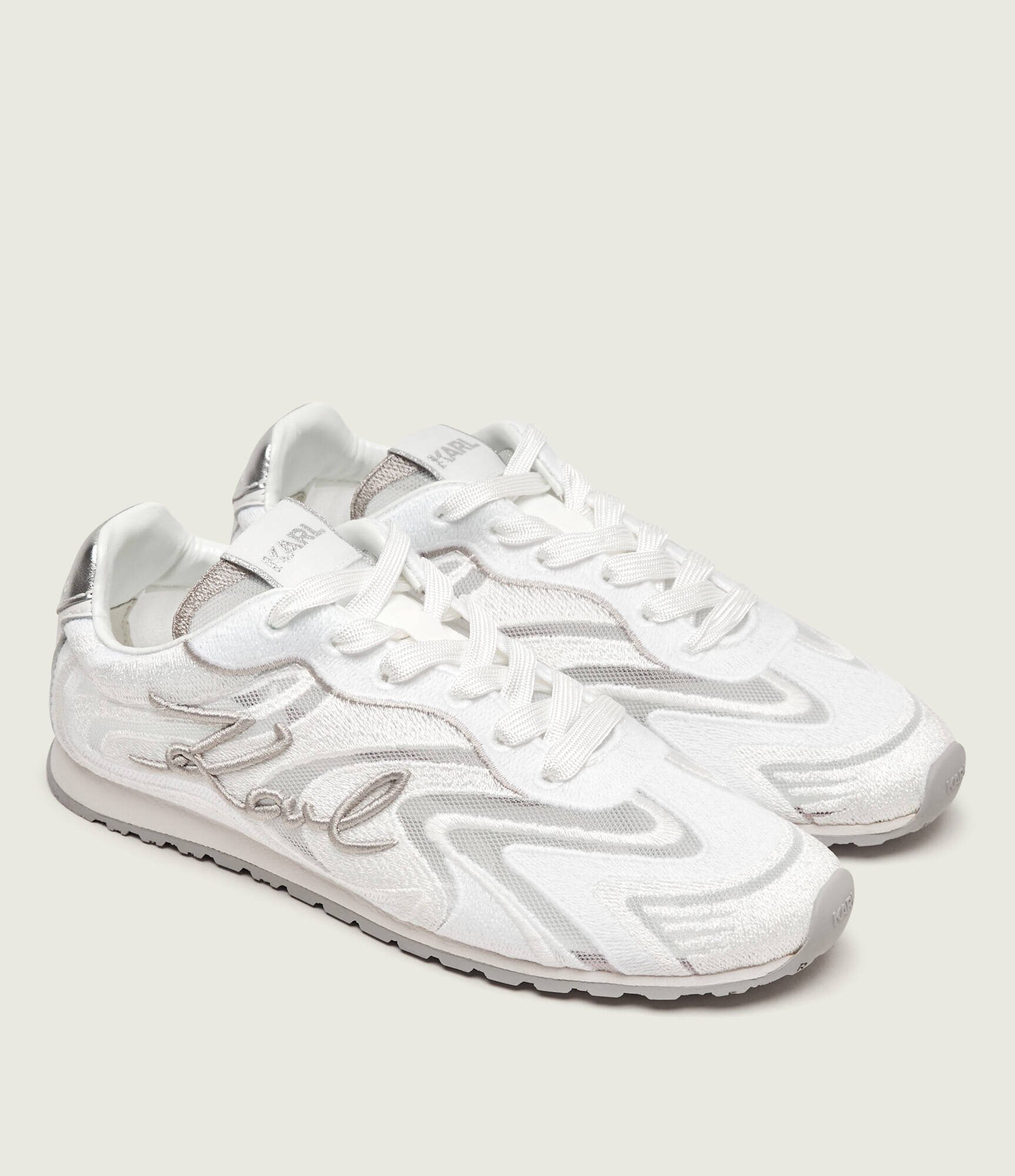 Karl Lagerfeld Sneakers Venus cu adaos de piele