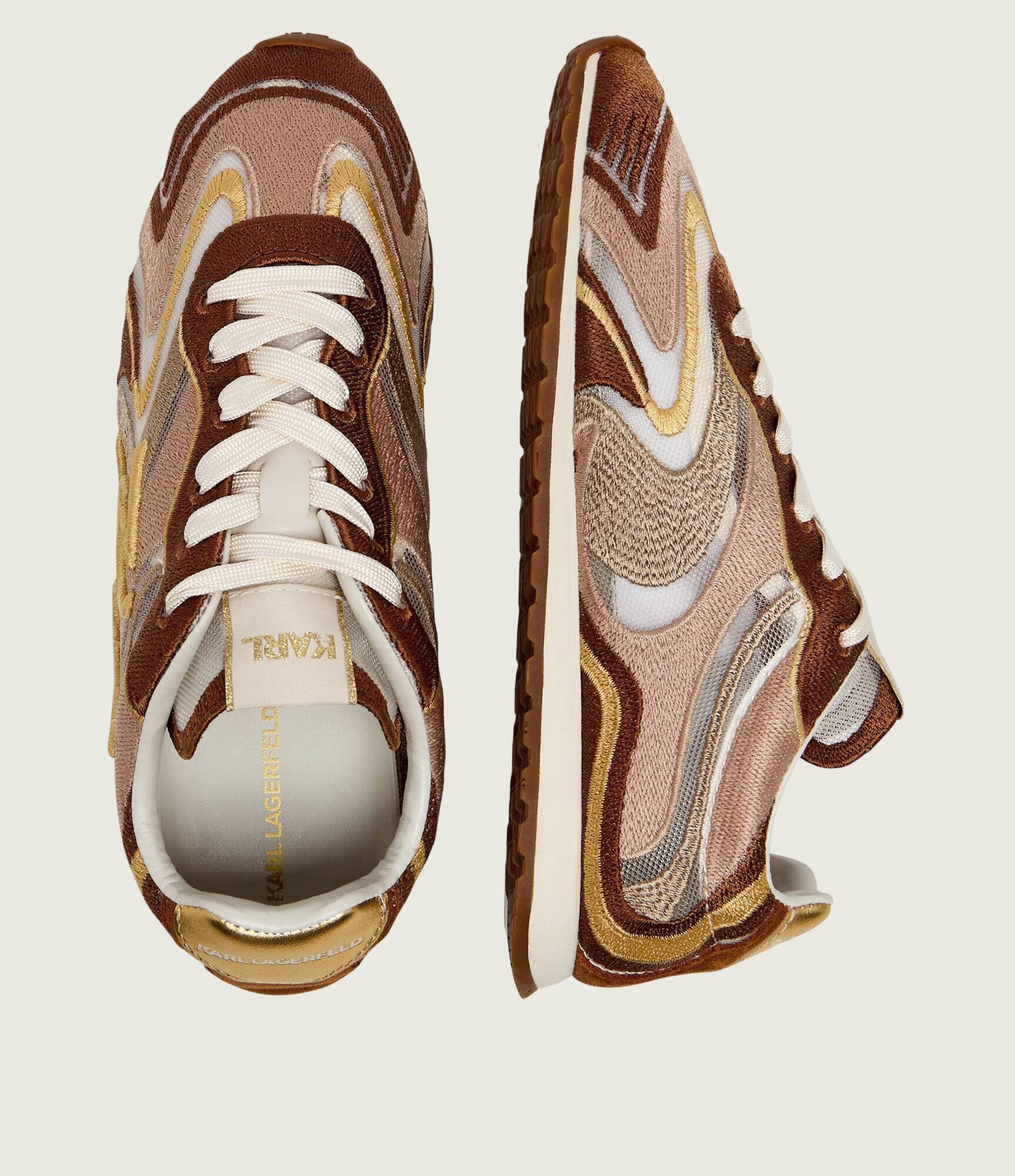 Karl Lagerfeld Sneakers VENUS | piele întoarsă