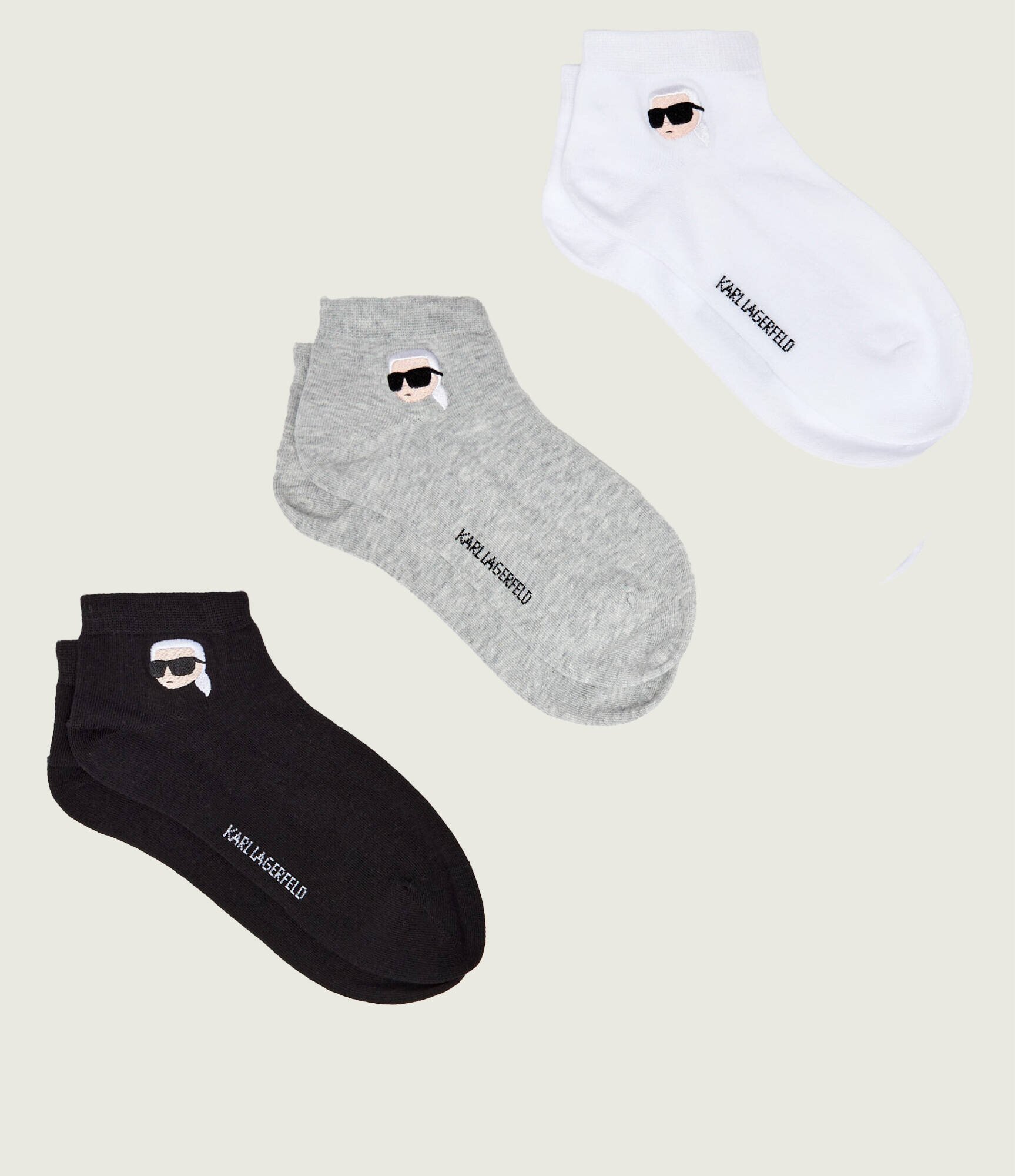 Karl Lagerfeld Șosete/tălpici 3 pack Ikon