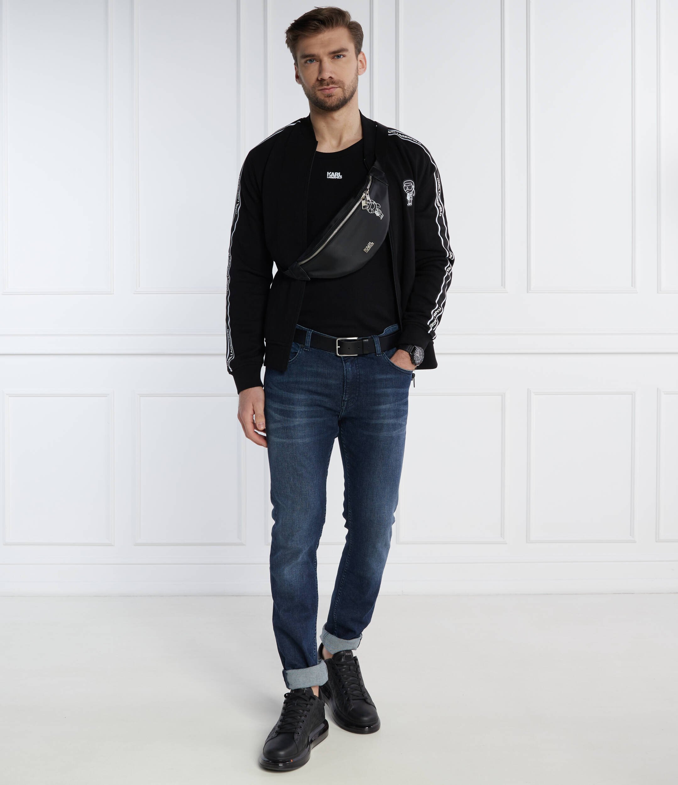 Karl Lagerfeld Tank top CREWNECK | Slim Fit