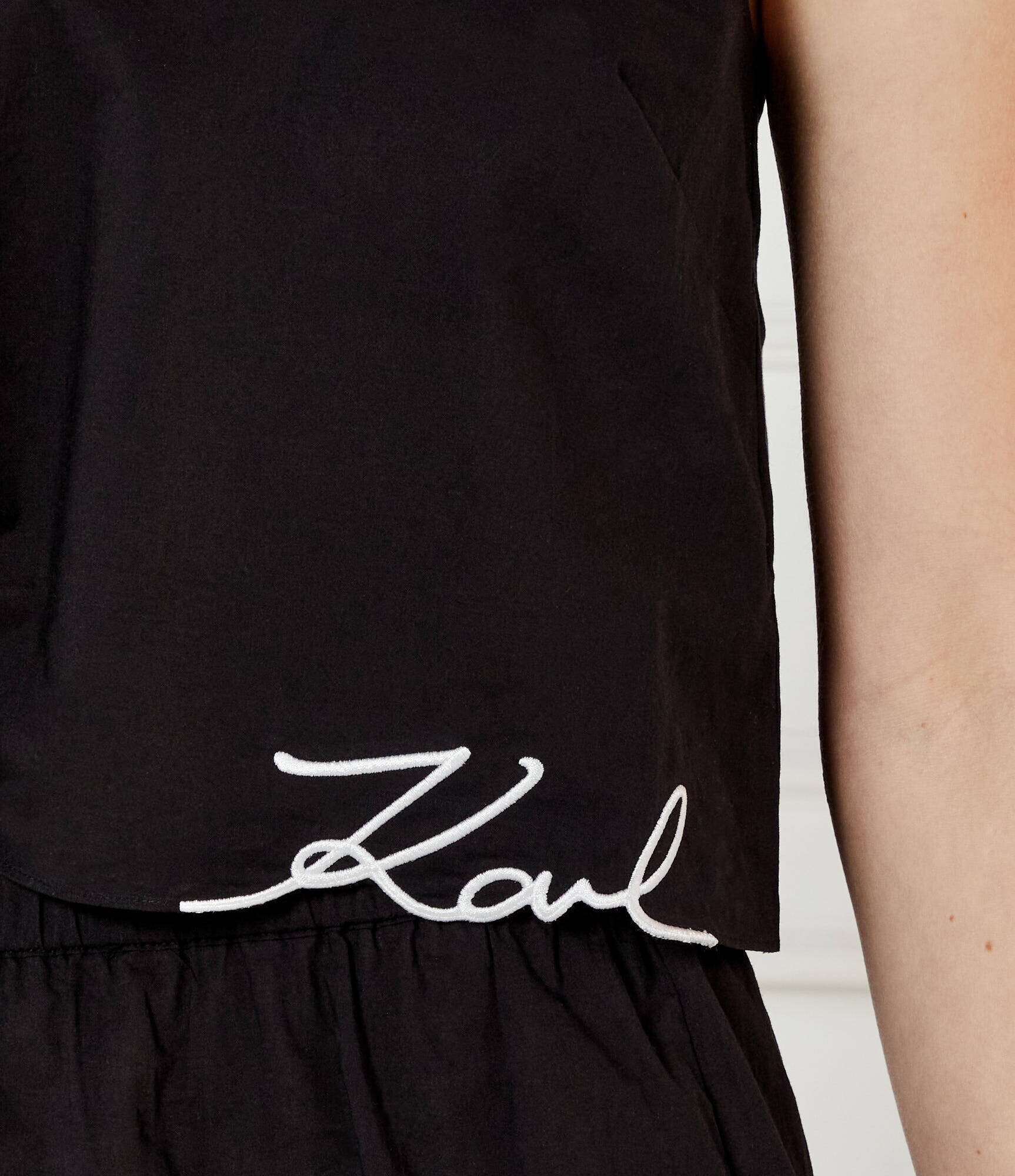 Karl Lagerfeld Top | Cropped Fit