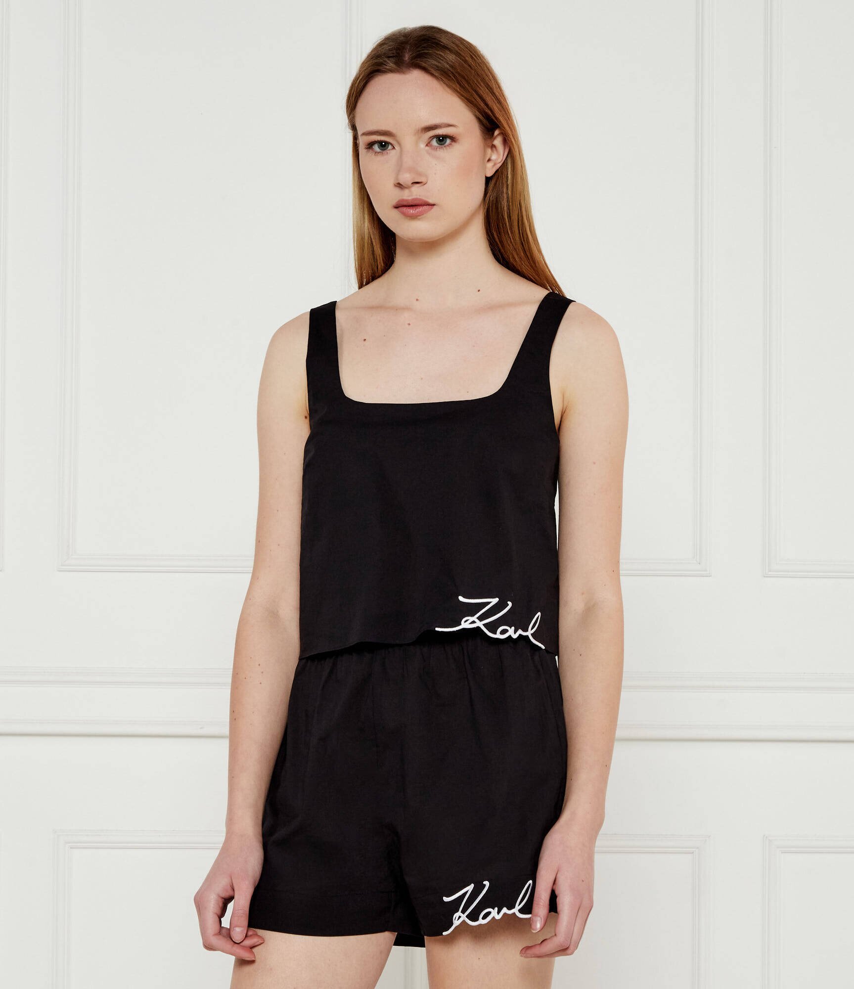 Karl Lagerfeld Top | Cropped Fit