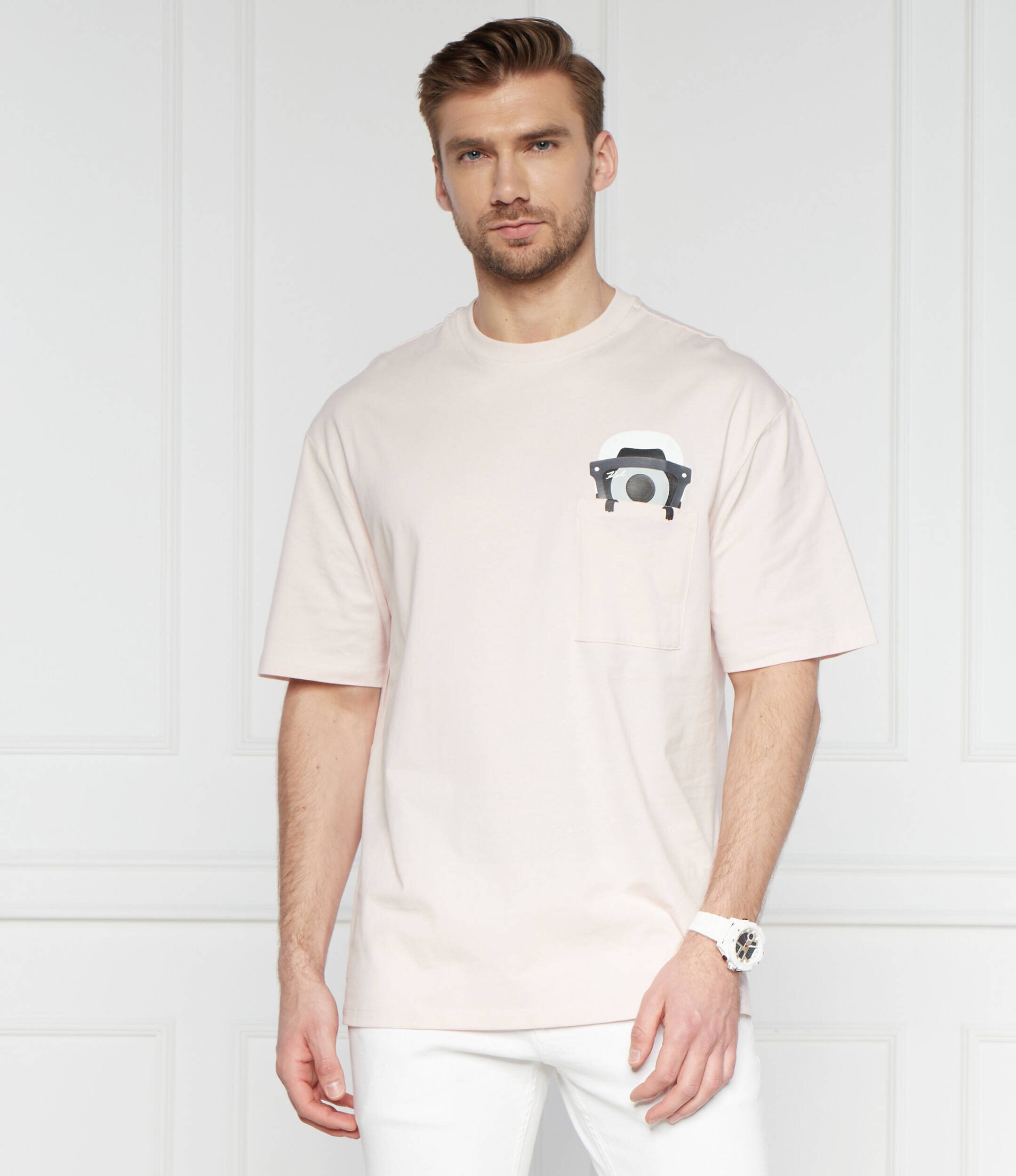 Karl Lagerfeld Tricou CREWNECK | Regular Fit