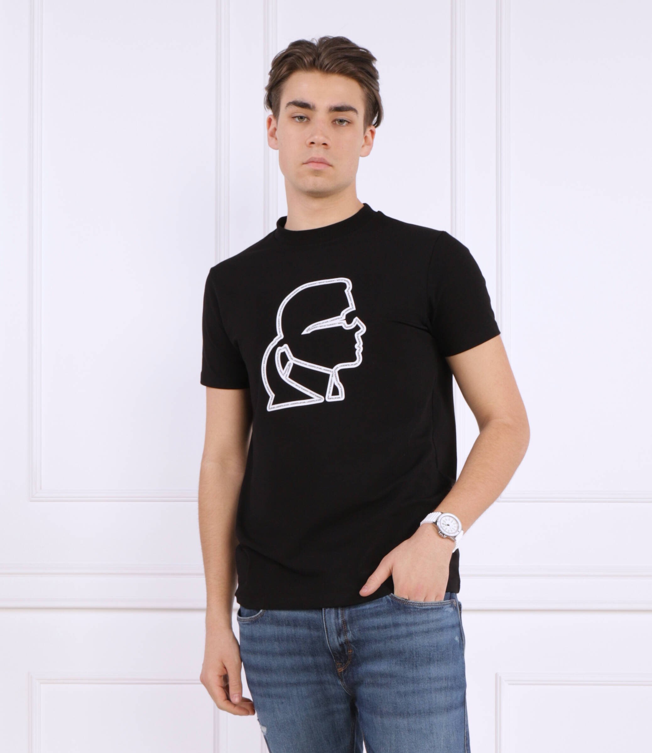 Karl Lagerfeld Tricou CREWNECK | Regular Fit