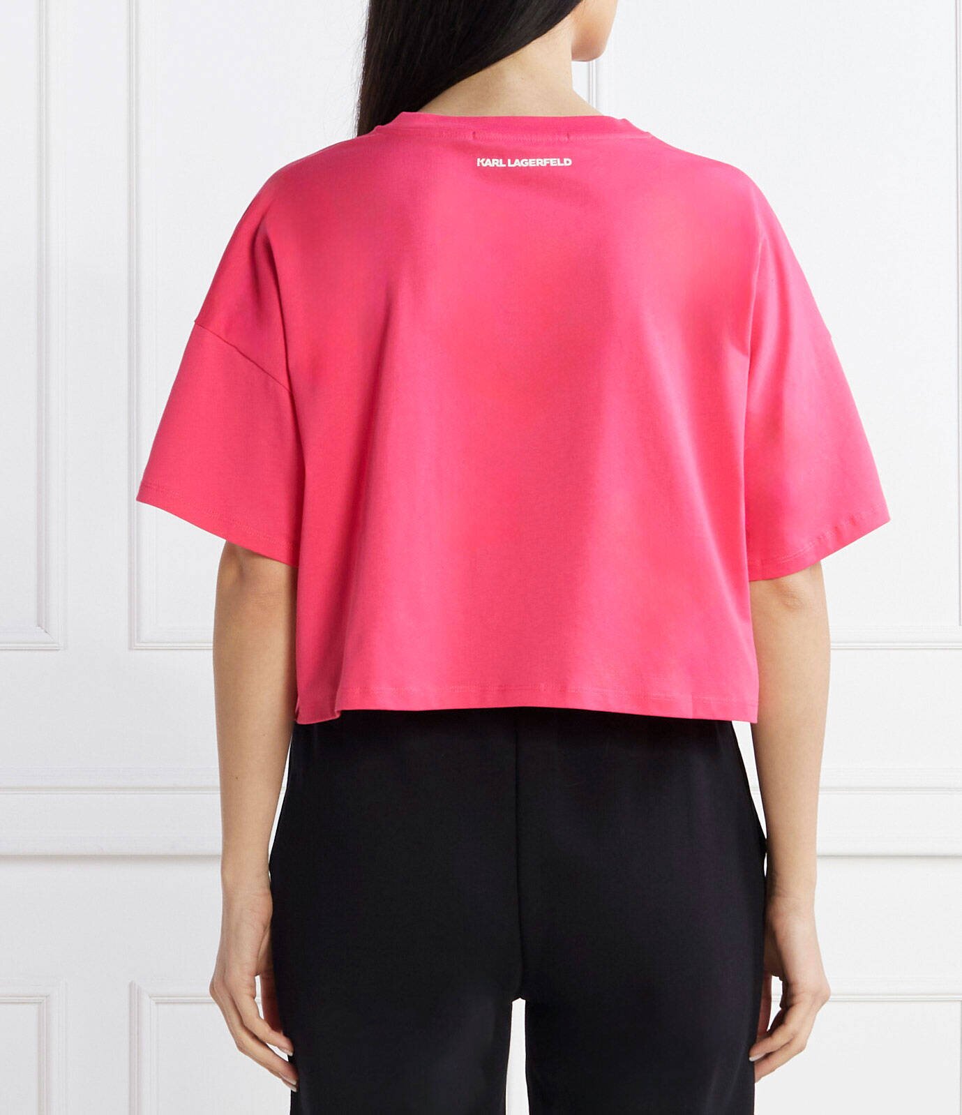 Karl Lagerfeld Tricou | Cropped Fit