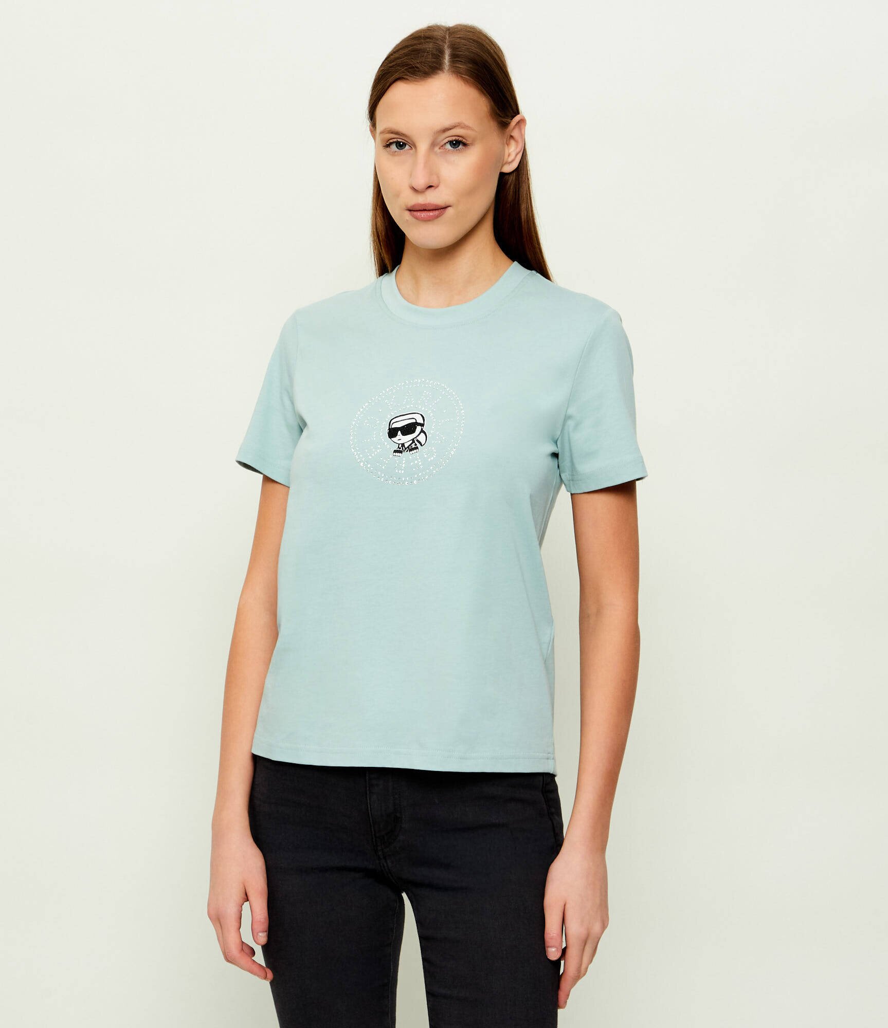 Karl Lagerfeld Tricou Ikon circle | regular fit