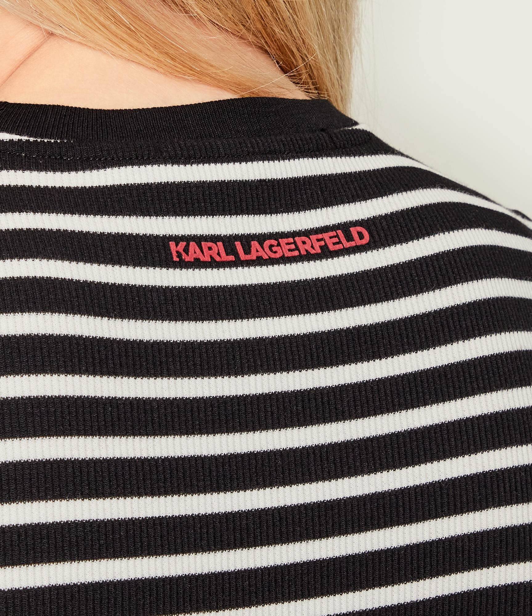 Karl Lagerfeld Tricou Ikon patch | Slim Fit