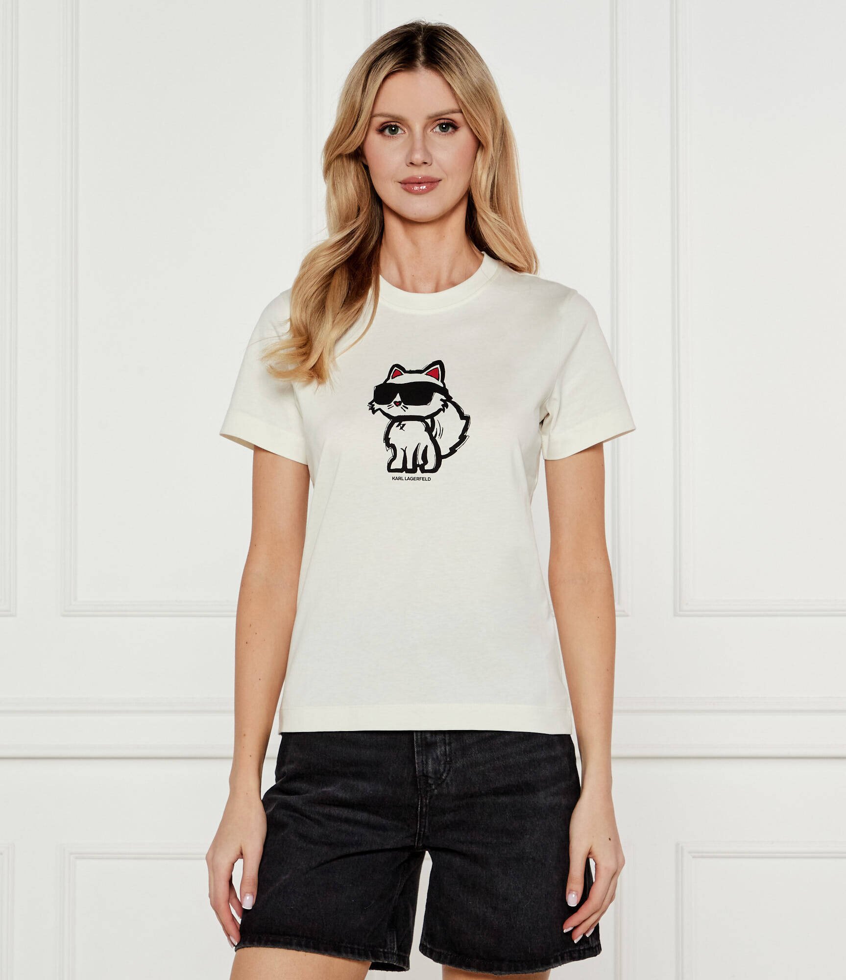 Karl Lagerfeld Tricou IKON SKETCH | Regular Fit