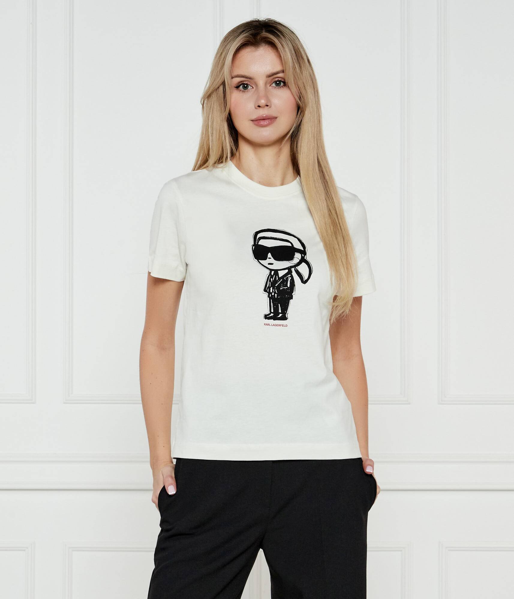 Karl Lagerfeld Tricou Ikon Sketch | regular fit