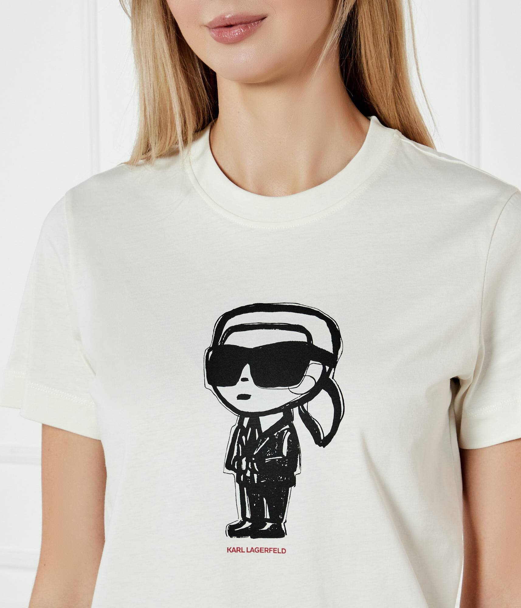 Karl Lagerfeld Tricou Ikon Sketch | regular fit