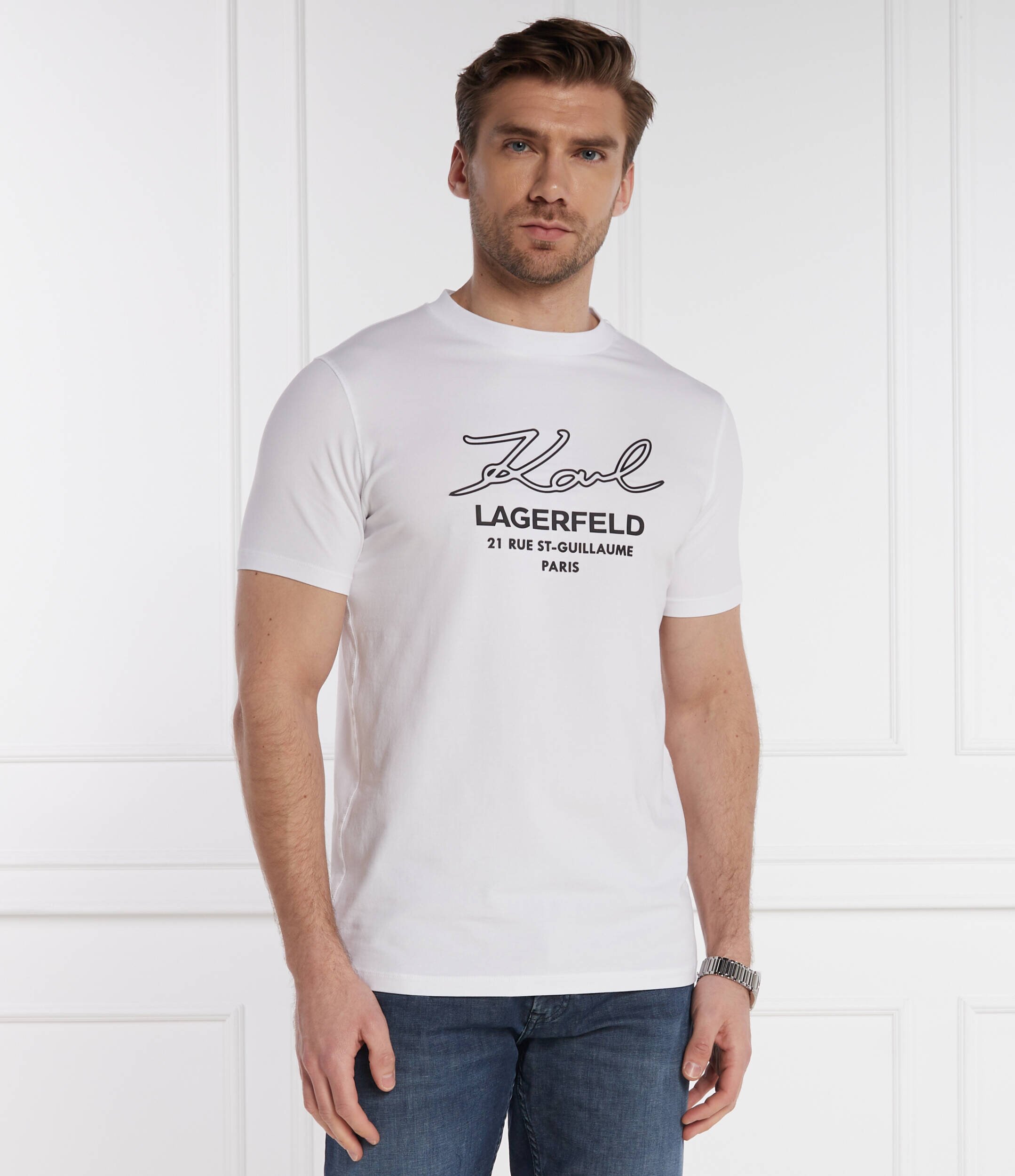 Karl Lagerfeld Tricou | Regular Fit