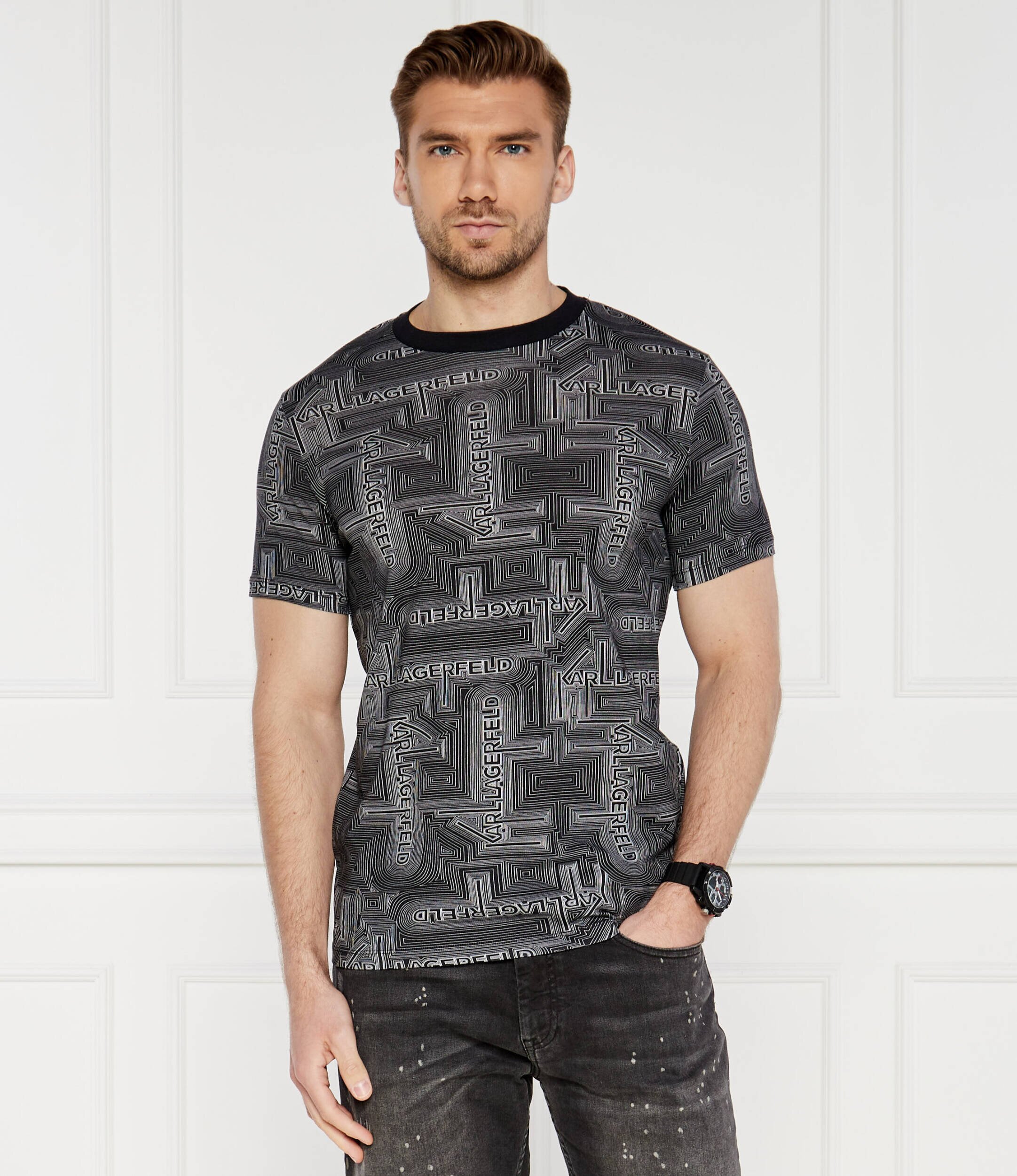 Karl Lagerfeld Tricou | Regular Fit