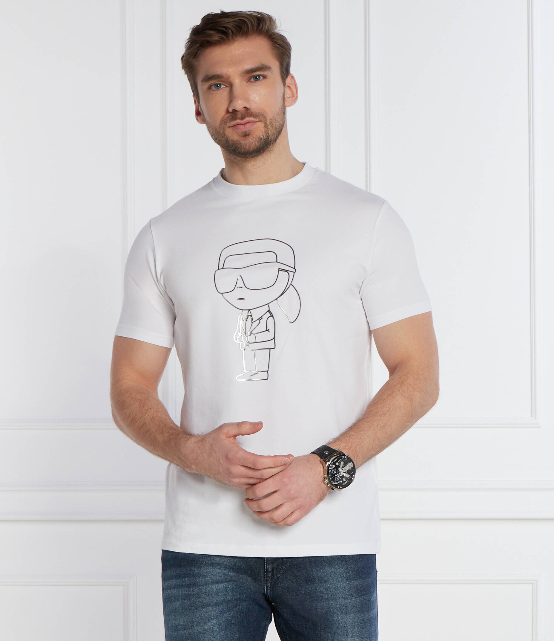 Karl Lagerfeld Tricou | Regular Fit
