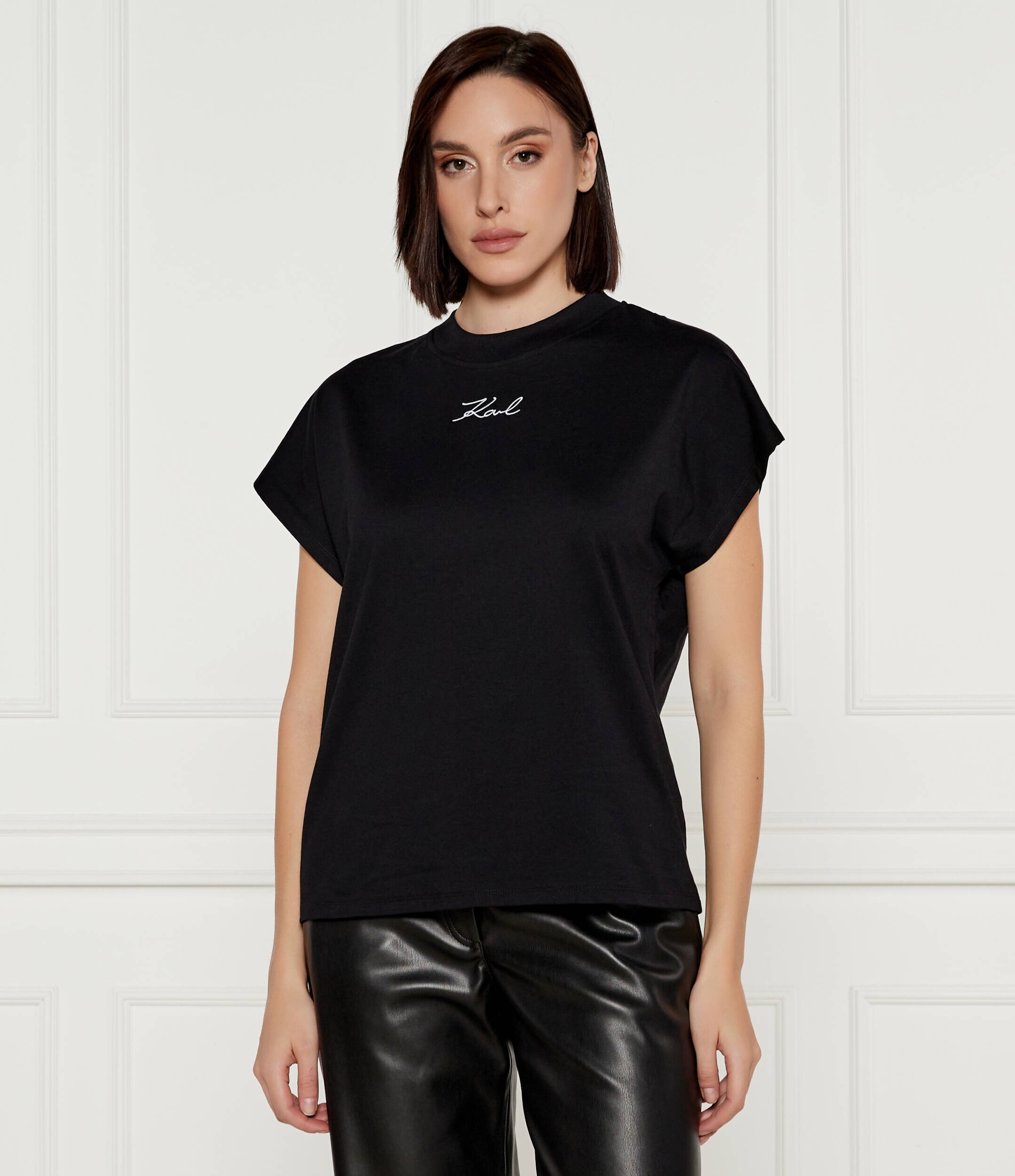 Karl Lagerfeld Tricou Signature | regular fit