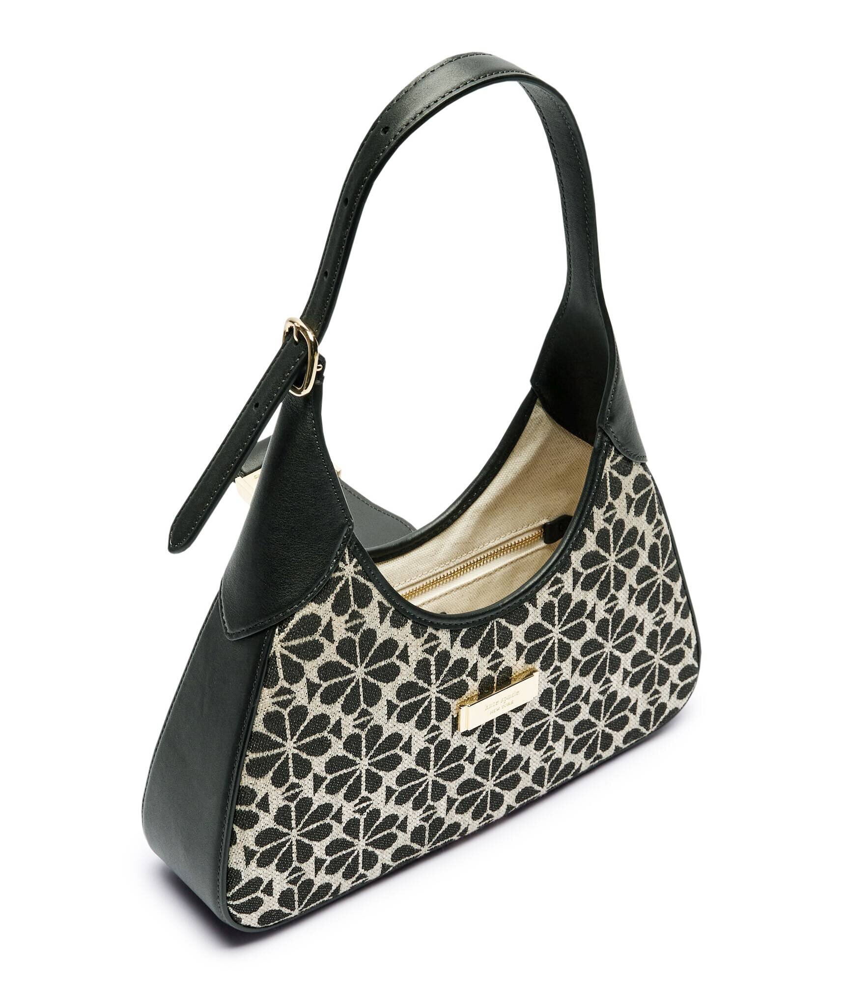 KATE SPADE Hobo FLOWER cu adaos de piele