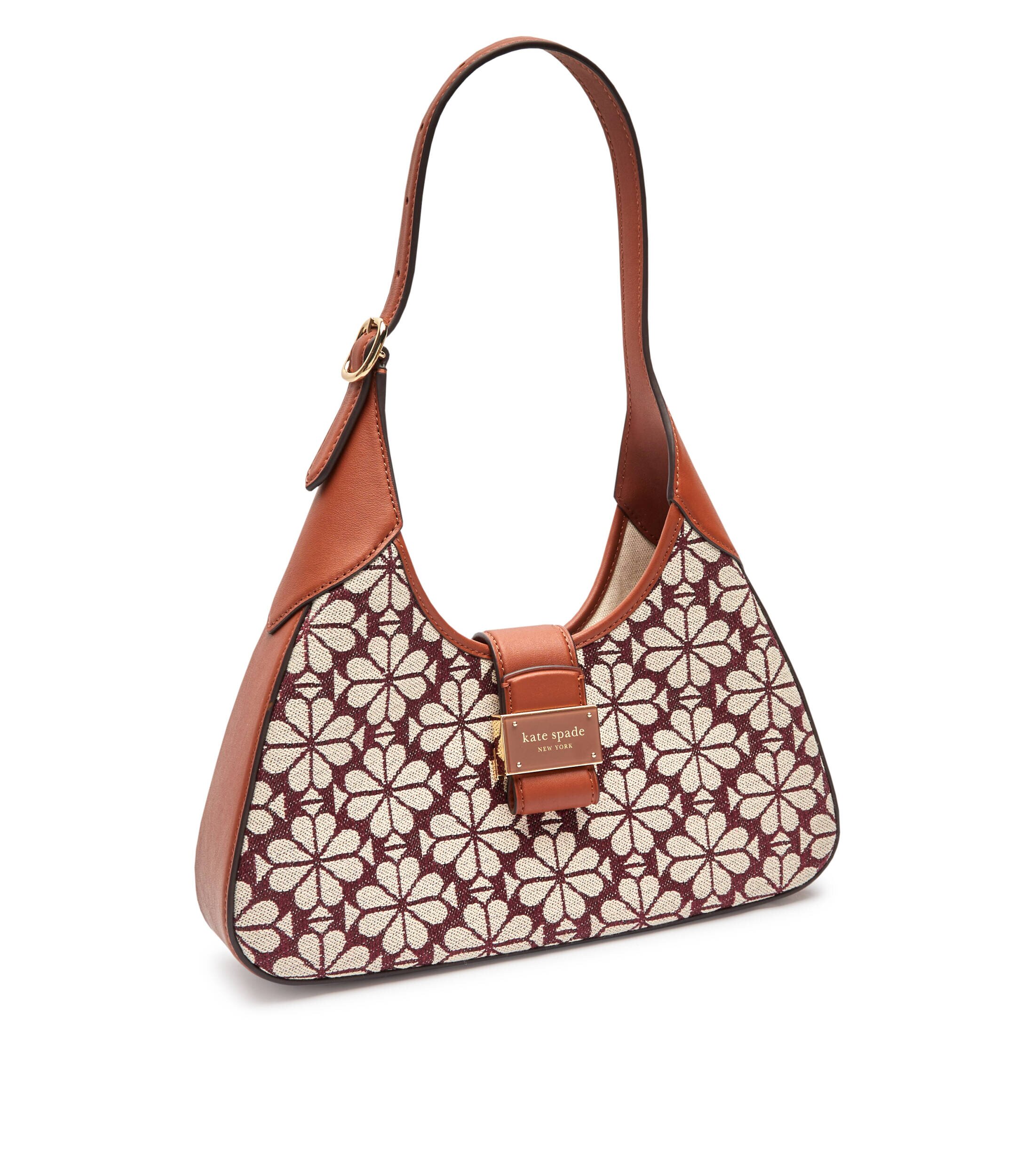 KATE SPADE Hobo Spade Flower cu adaos de piele