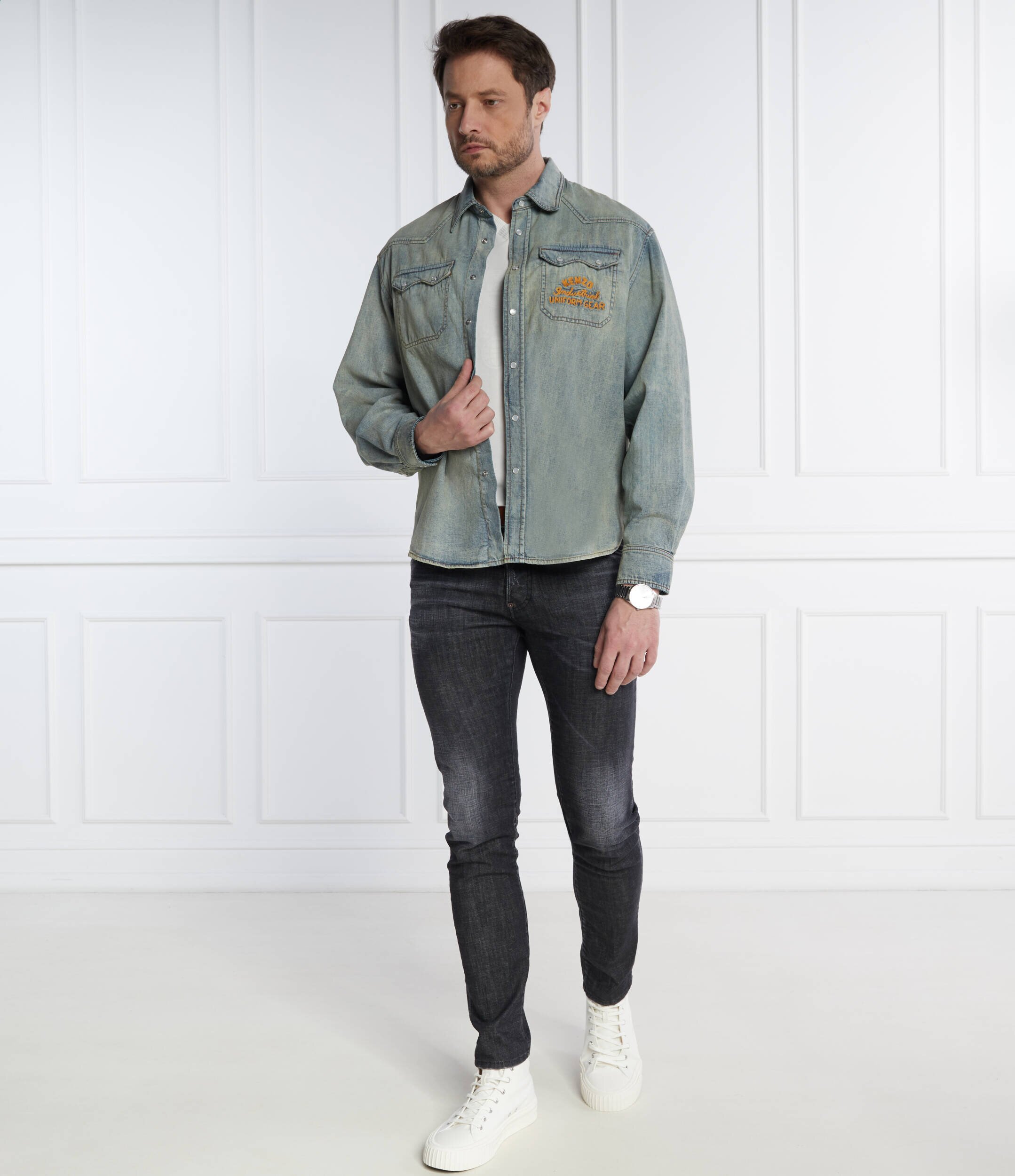 Kenzo De blugi cămașă | Classic fit