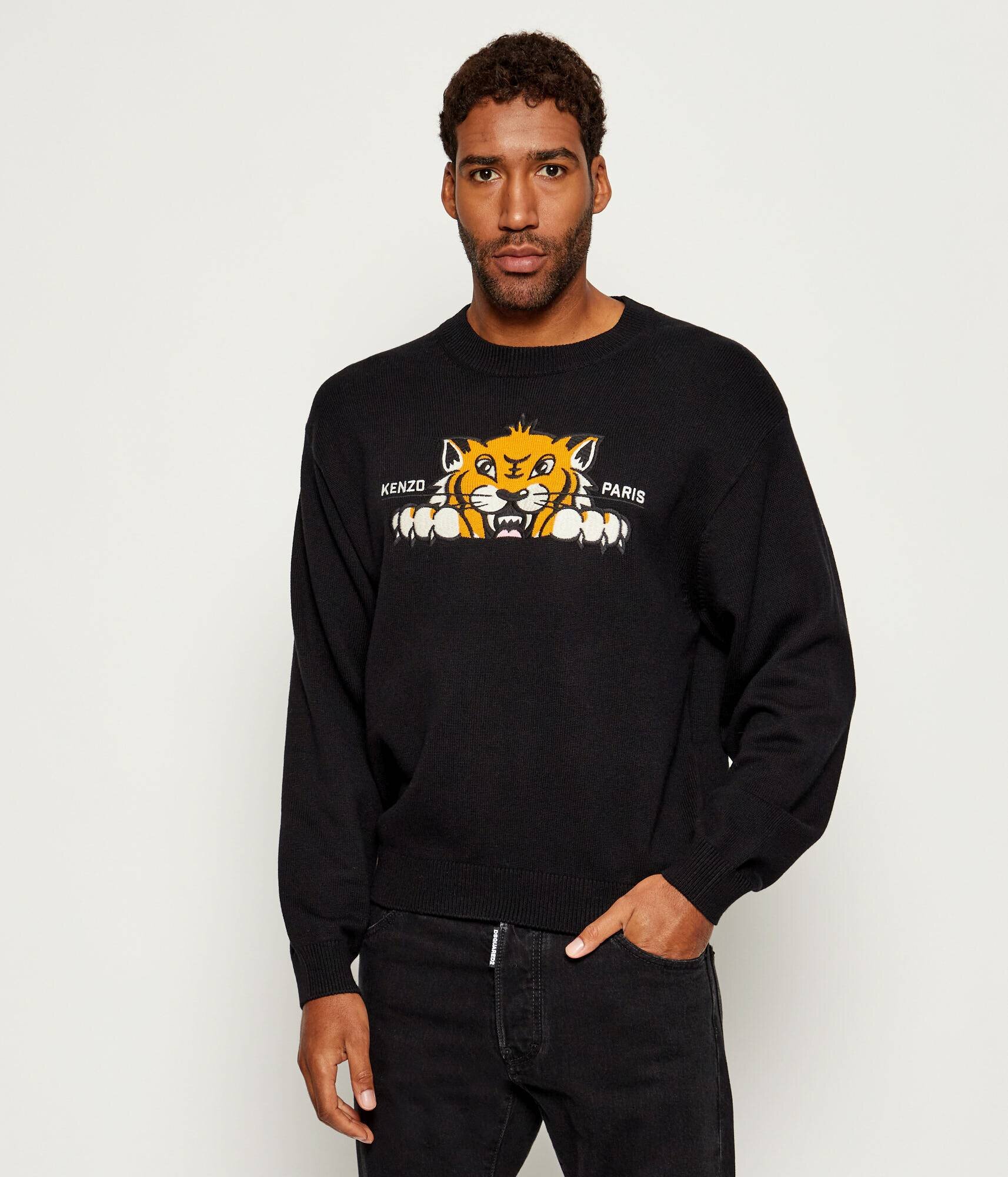 Kenzo De lână pulover HAPPY TIGER | Classic fit