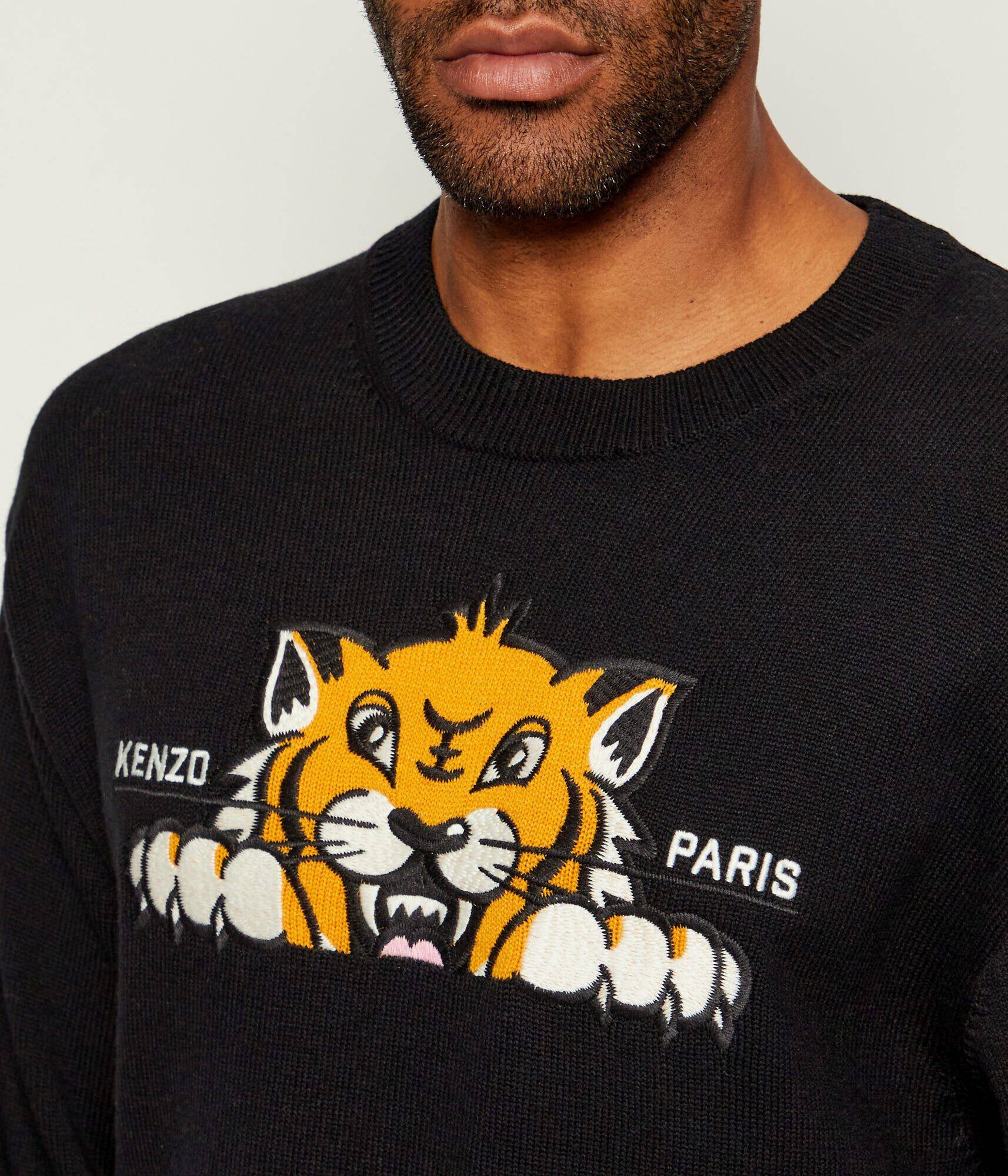 Kenzo De lână pulover HAPPY TIGER | Classic fit