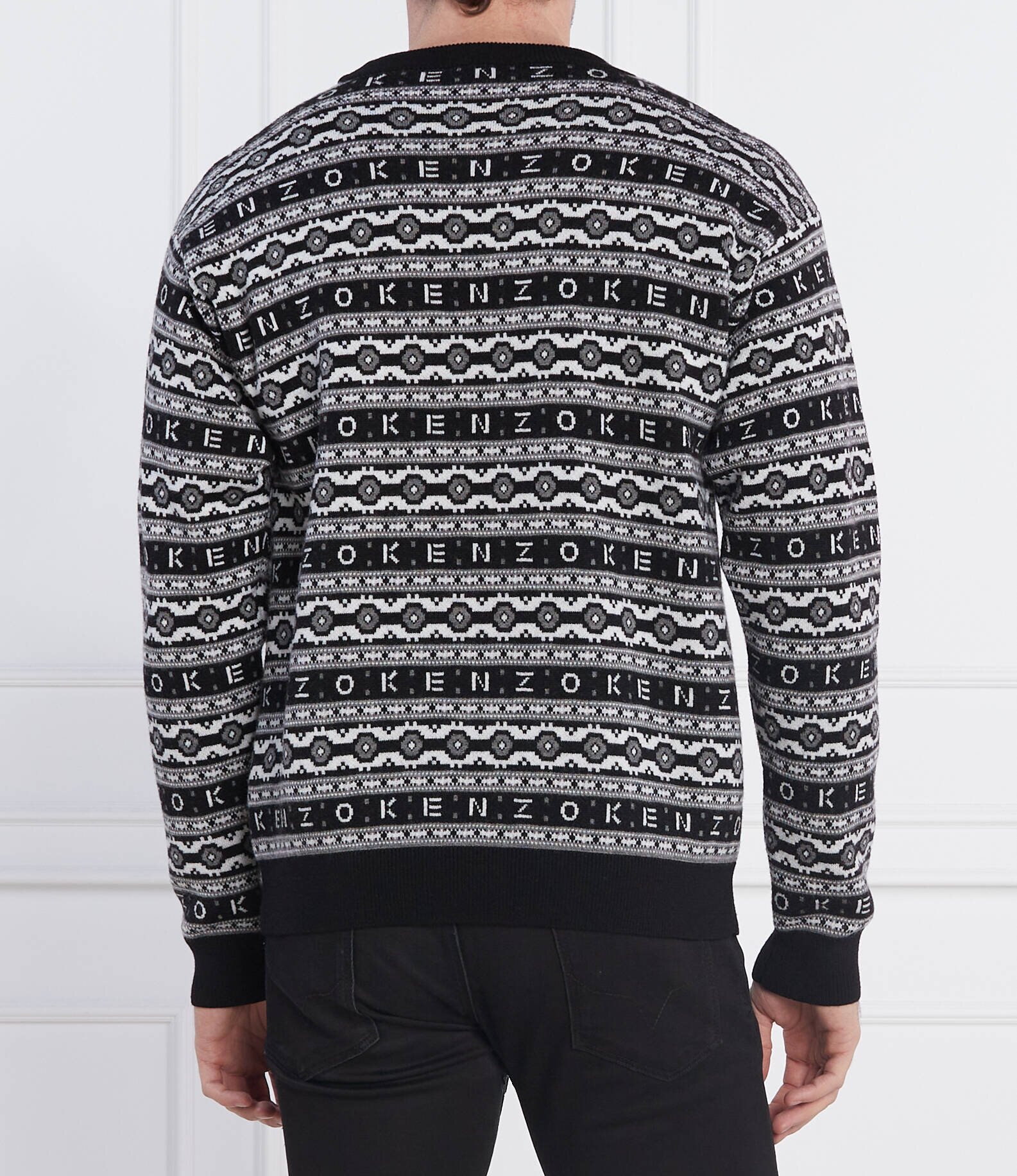 Kenzo de lână pulover jacquard regular jumper | regular fit