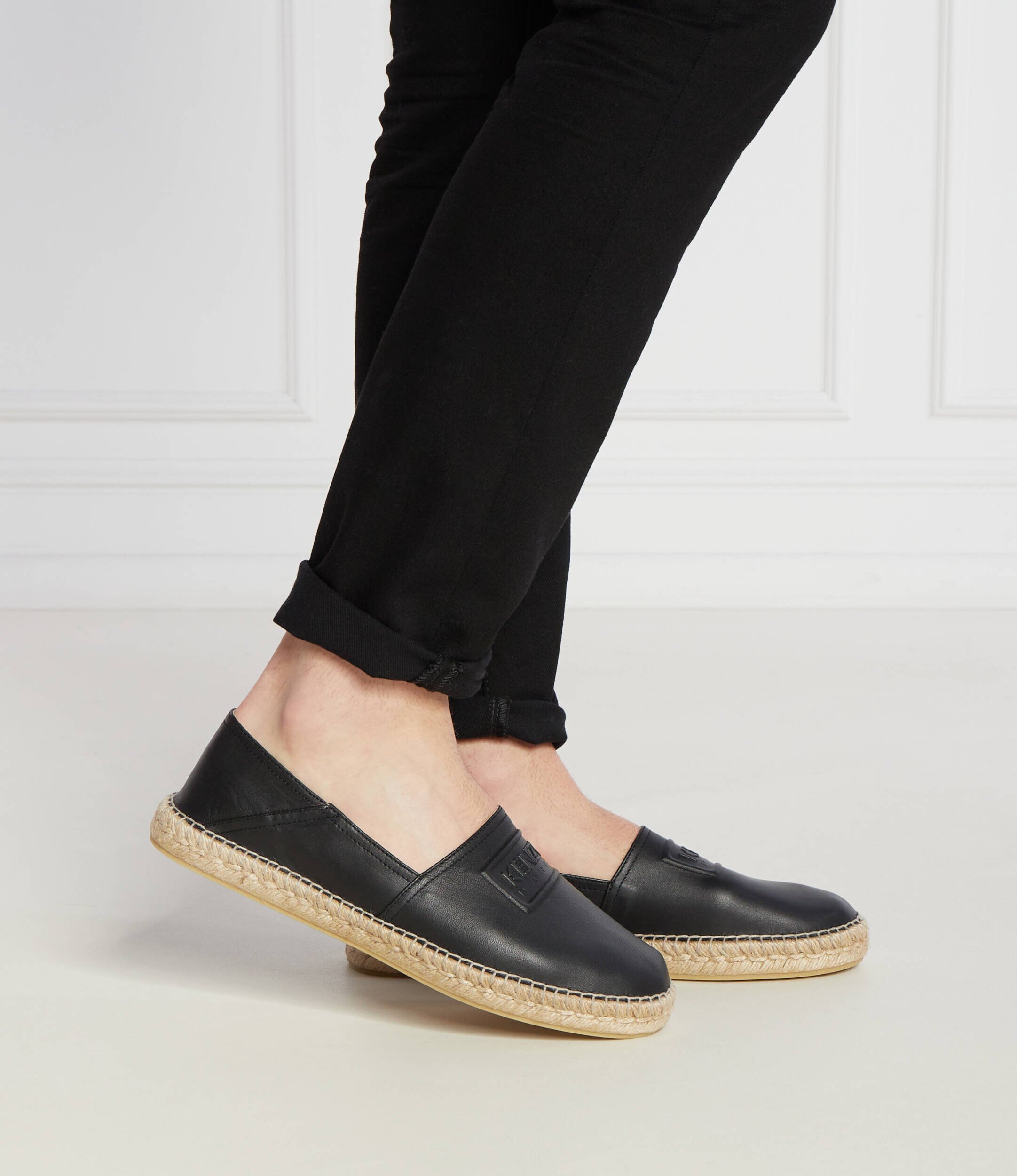 Kenzo De piele espadrile