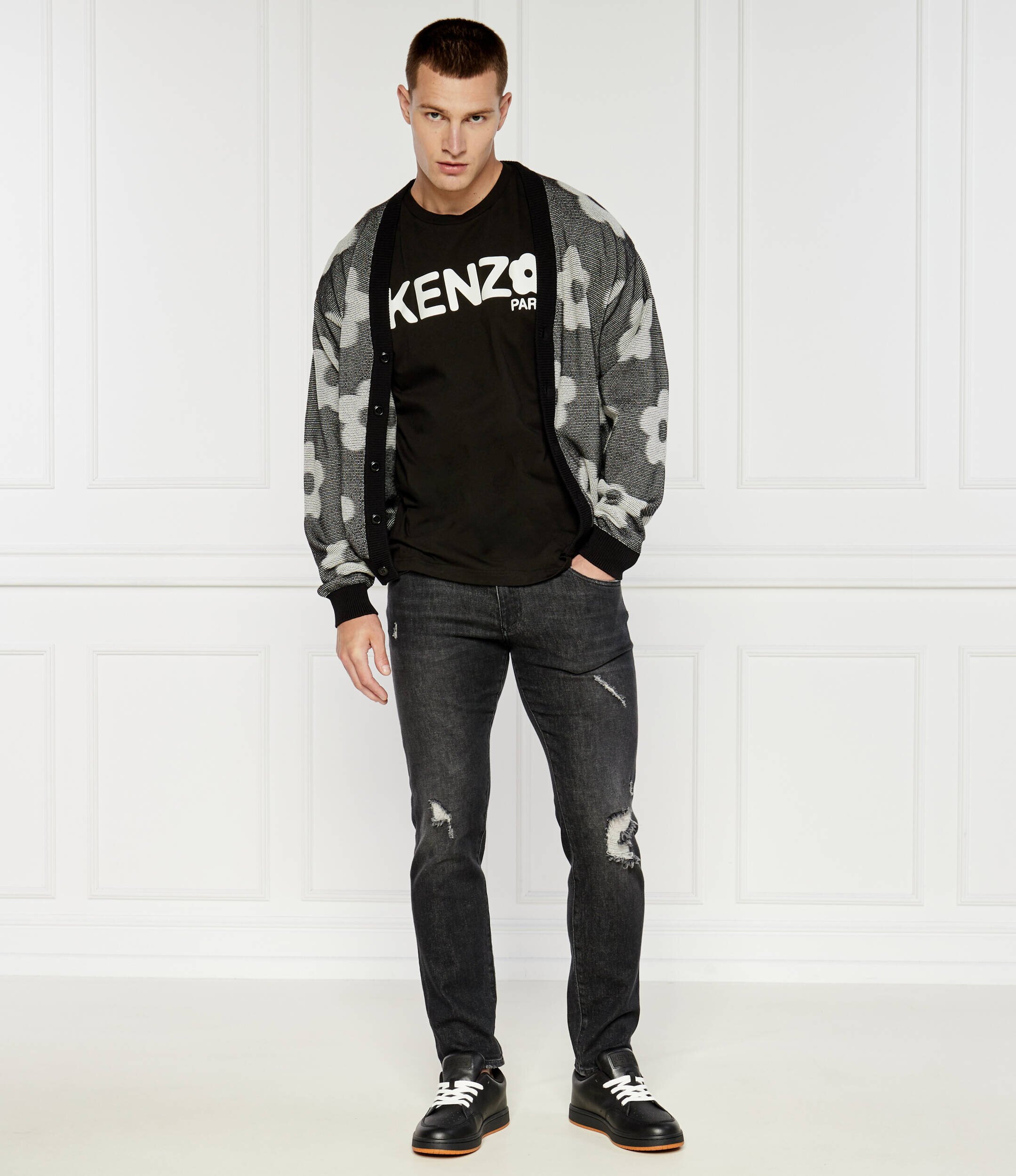Kenzo De piele sneakers DOME LOW