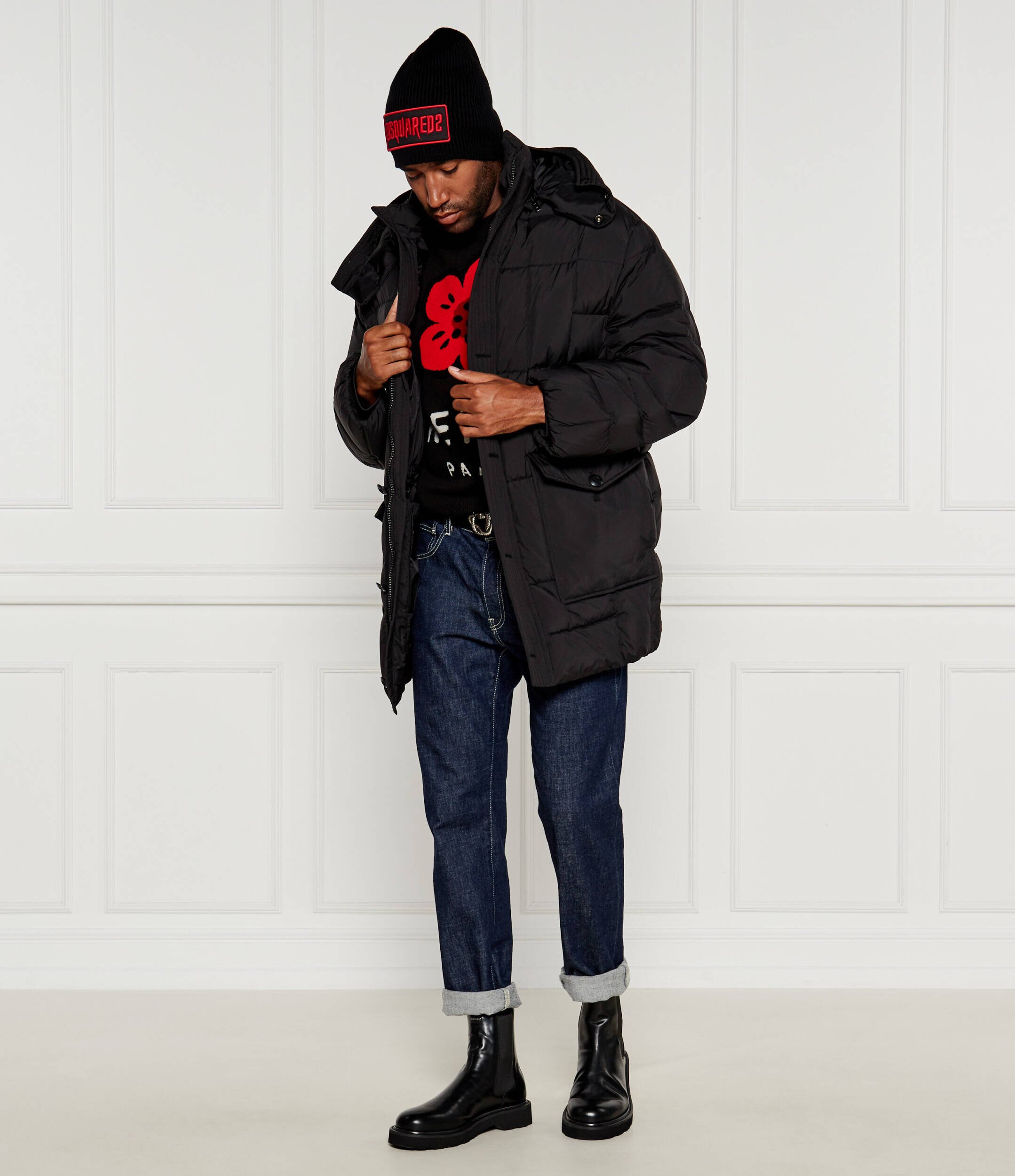 Kenzo De puf geacă WEAVE | Loose fit