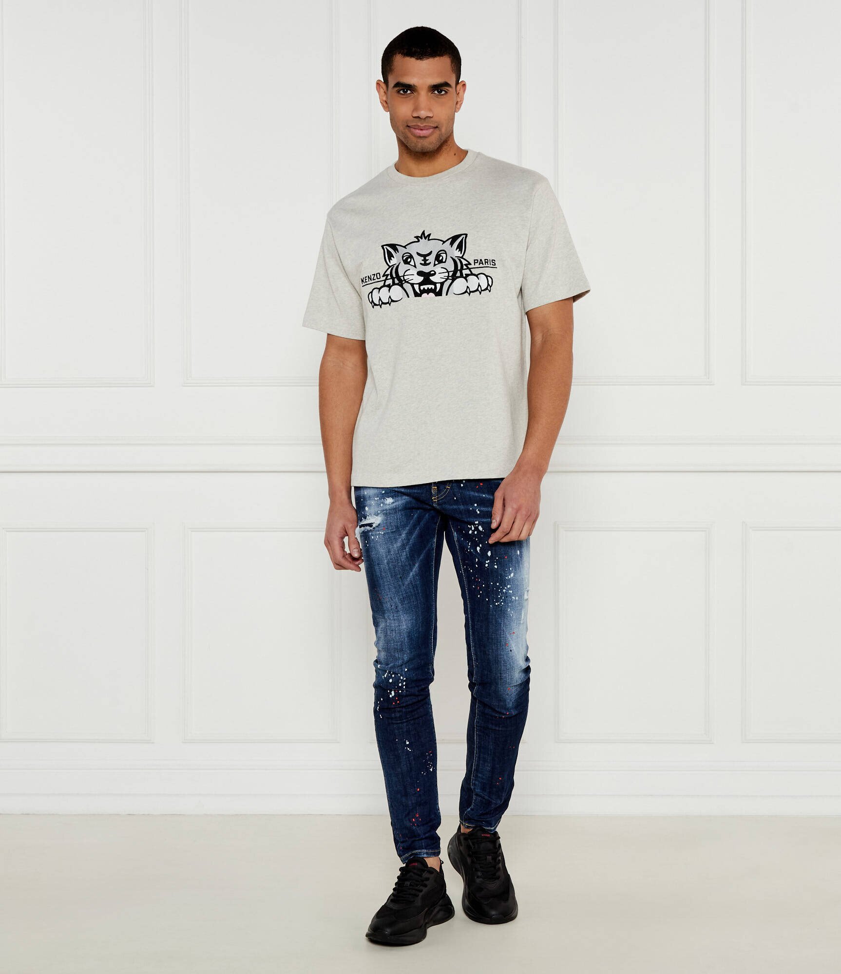 Kenzo Tricou HAPPY TIGER | Oversize fit