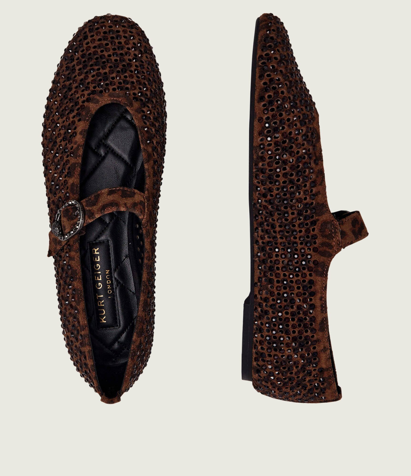 Kurt Geiger Balerini Mayfair Mary Jane | piele întoarsă